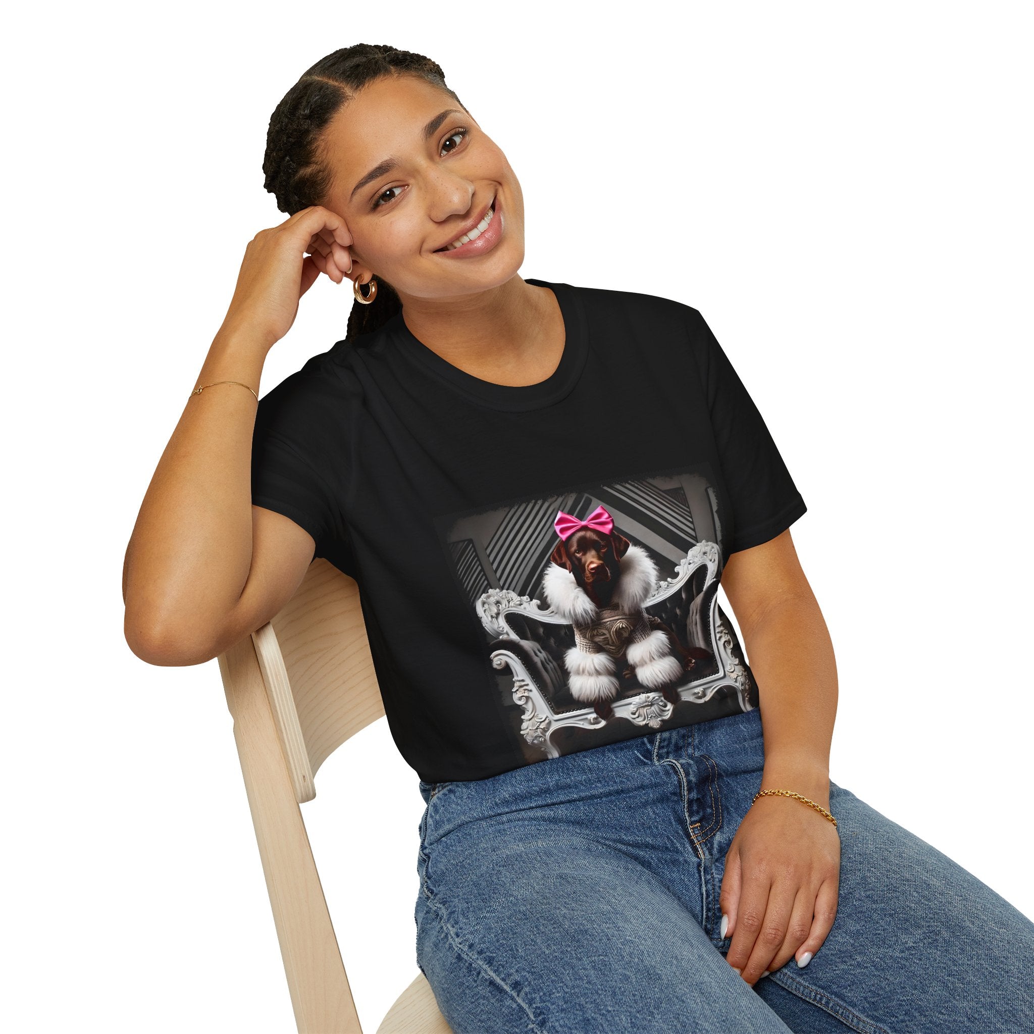Labrador Retriever Chic Rocker | Unisex Dog T-Shirt
