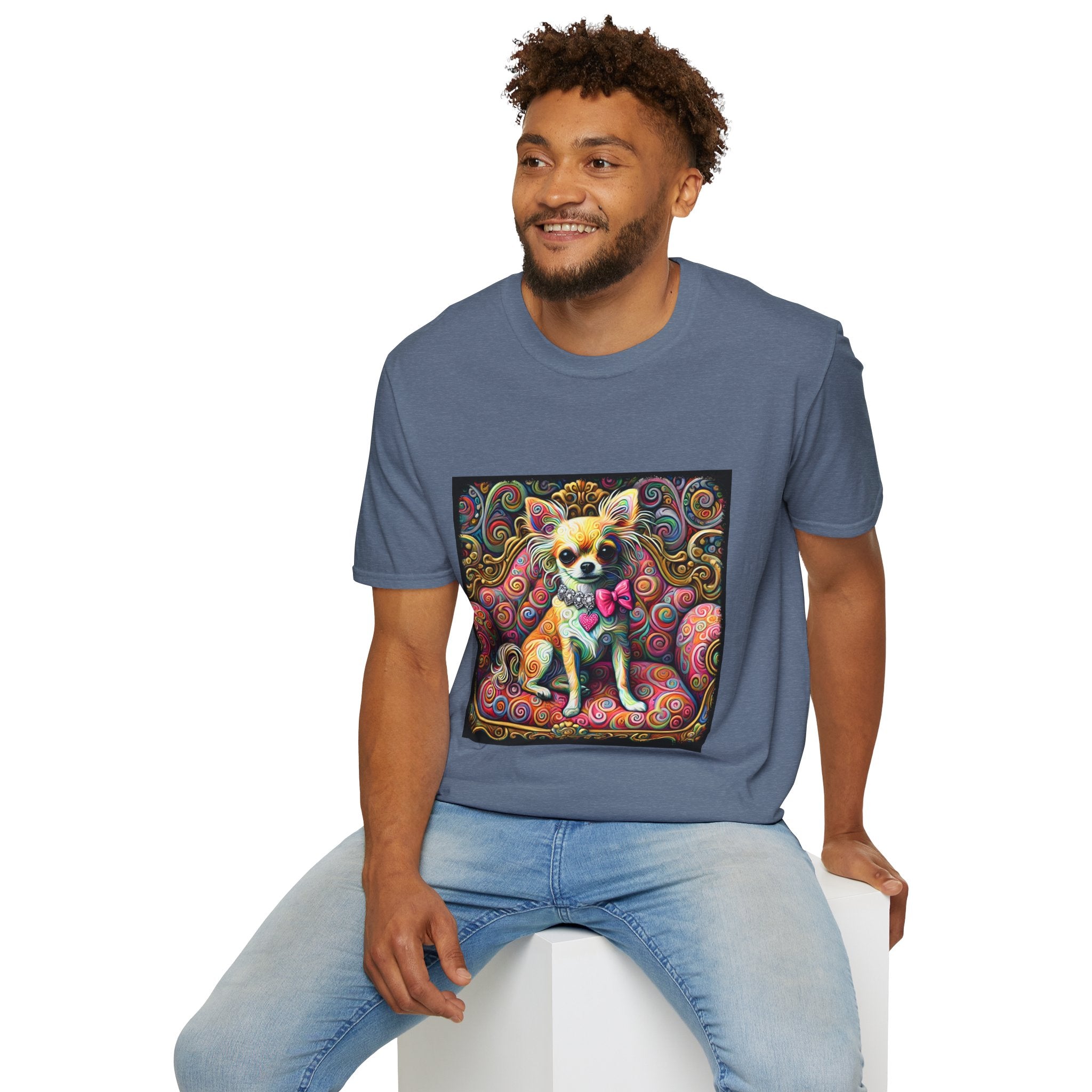 Chihuahua Love Swirl | Unisex Dog T-Shirt
