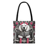 American Pit Bull Terrier Tote Bag | Pretty in Pink Dog Lover Gift