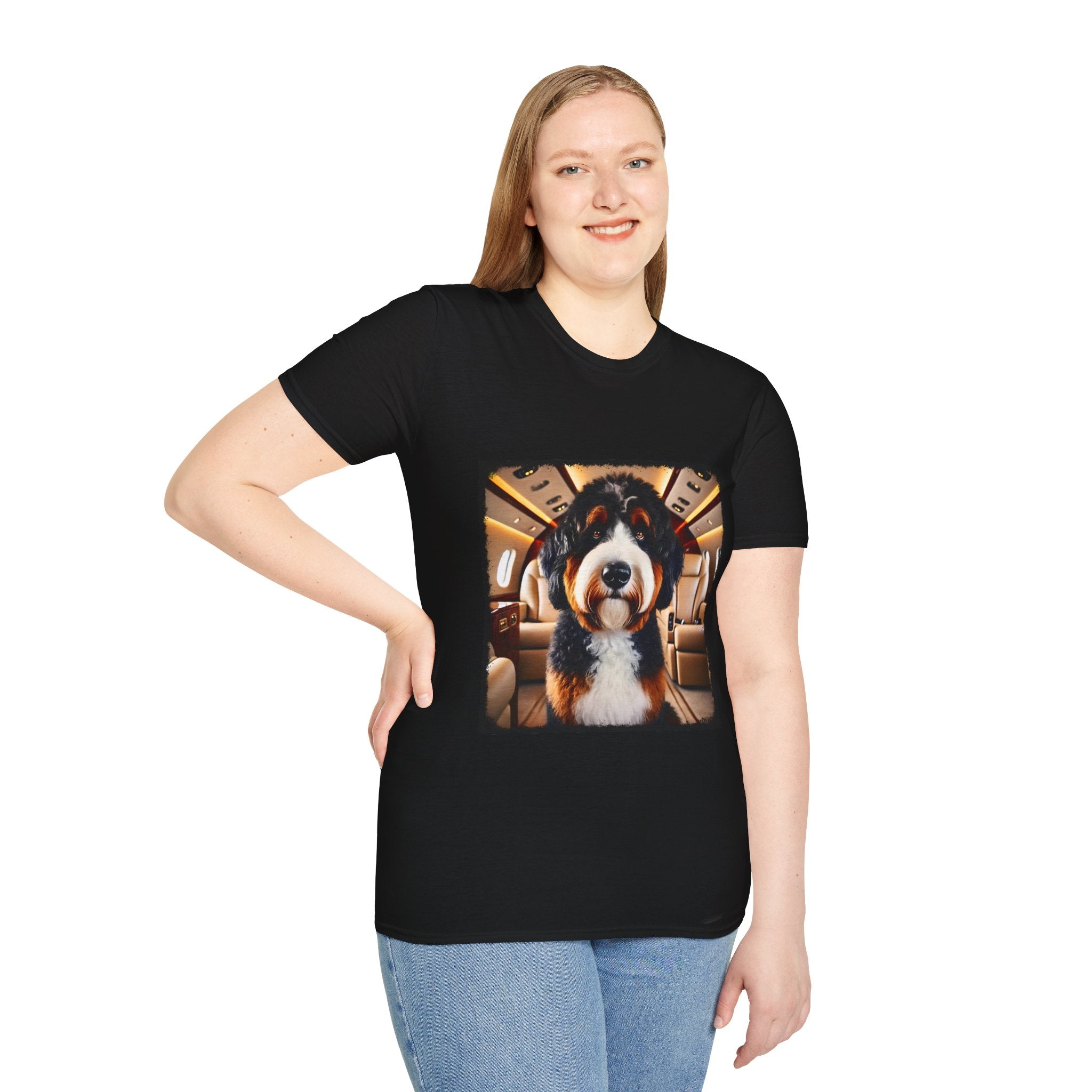 Bernedoodle Luxe Flier | Unisex Dog T-Shirt