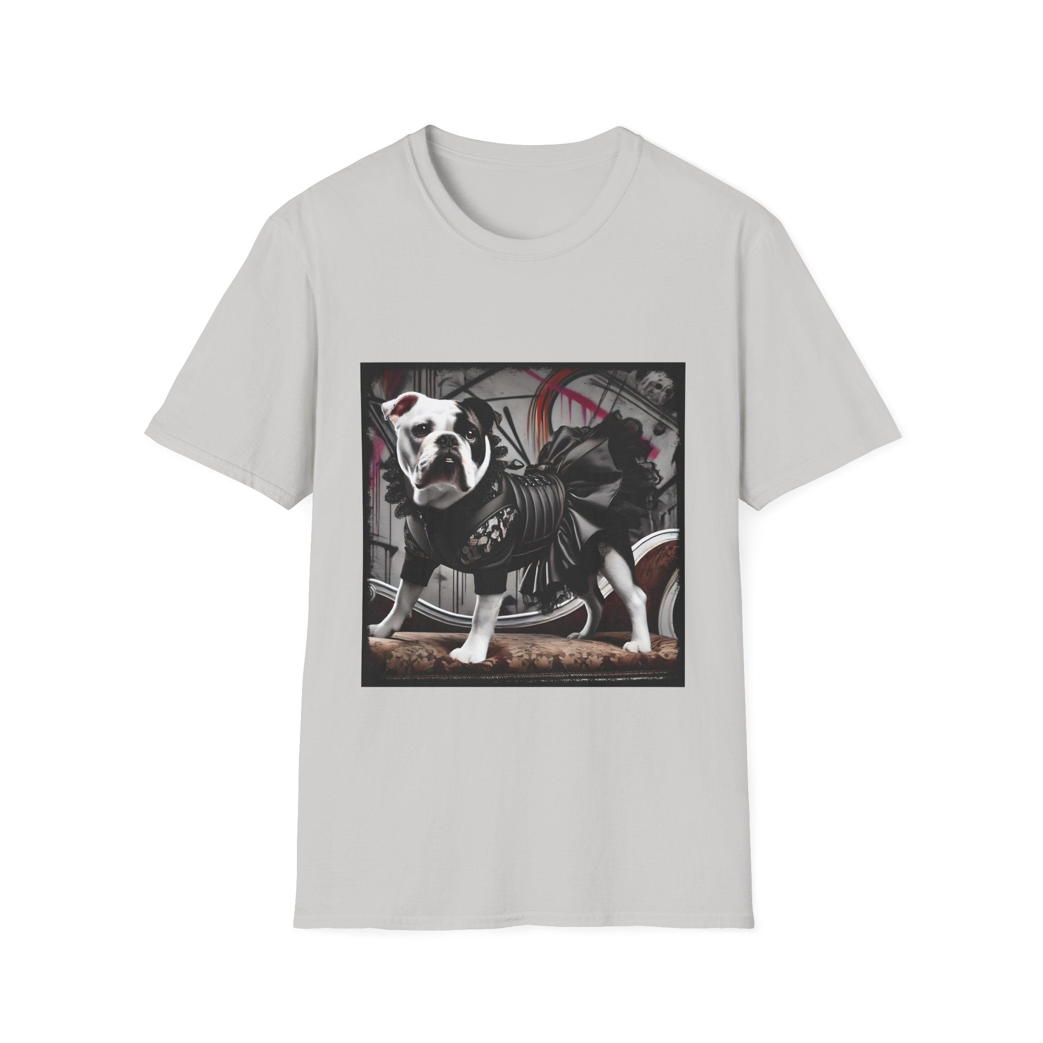 Bulldog Chic Charm | Unisex Dog T-Shirt