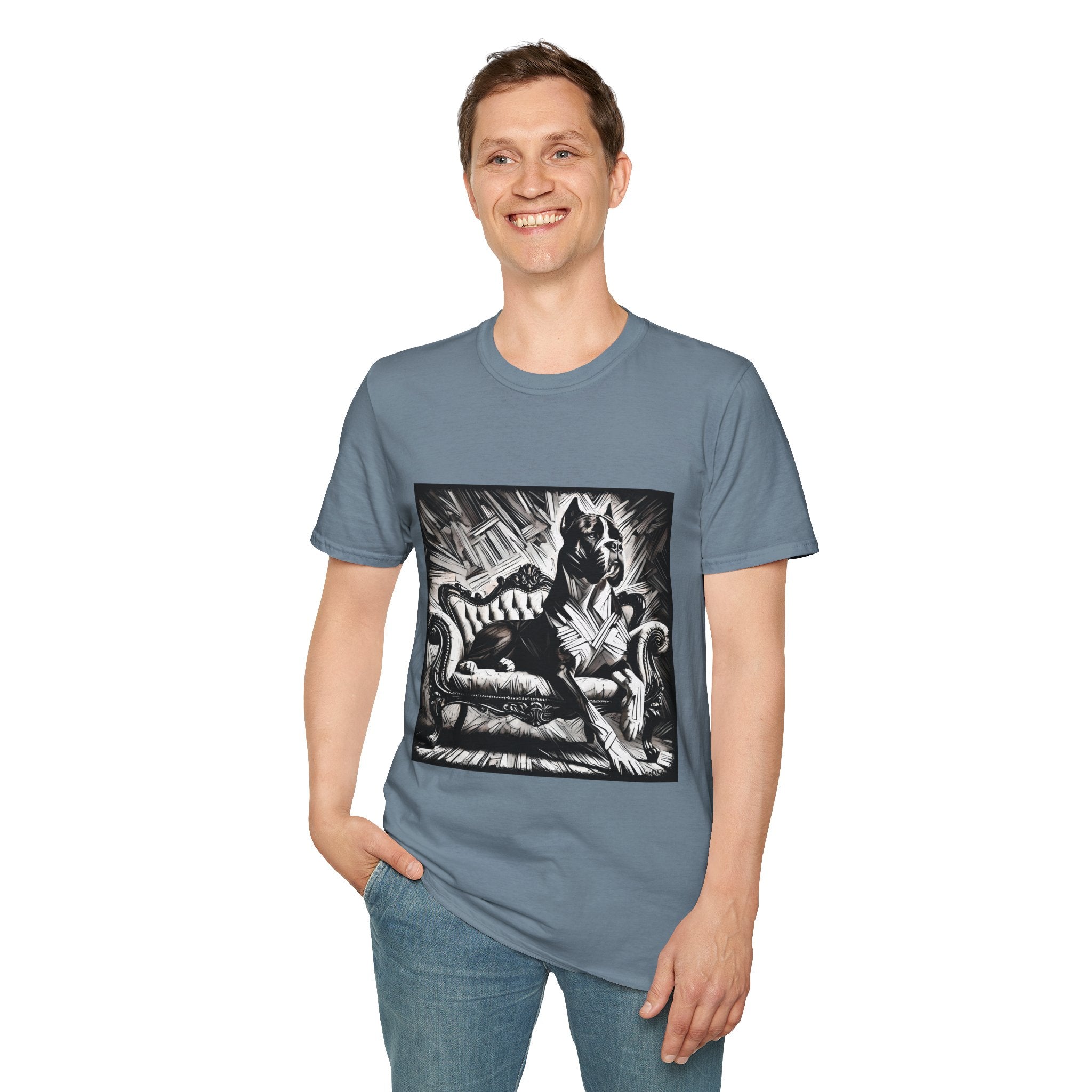 Cane Corso B&W Bold | Unisex Dog T-Shirt