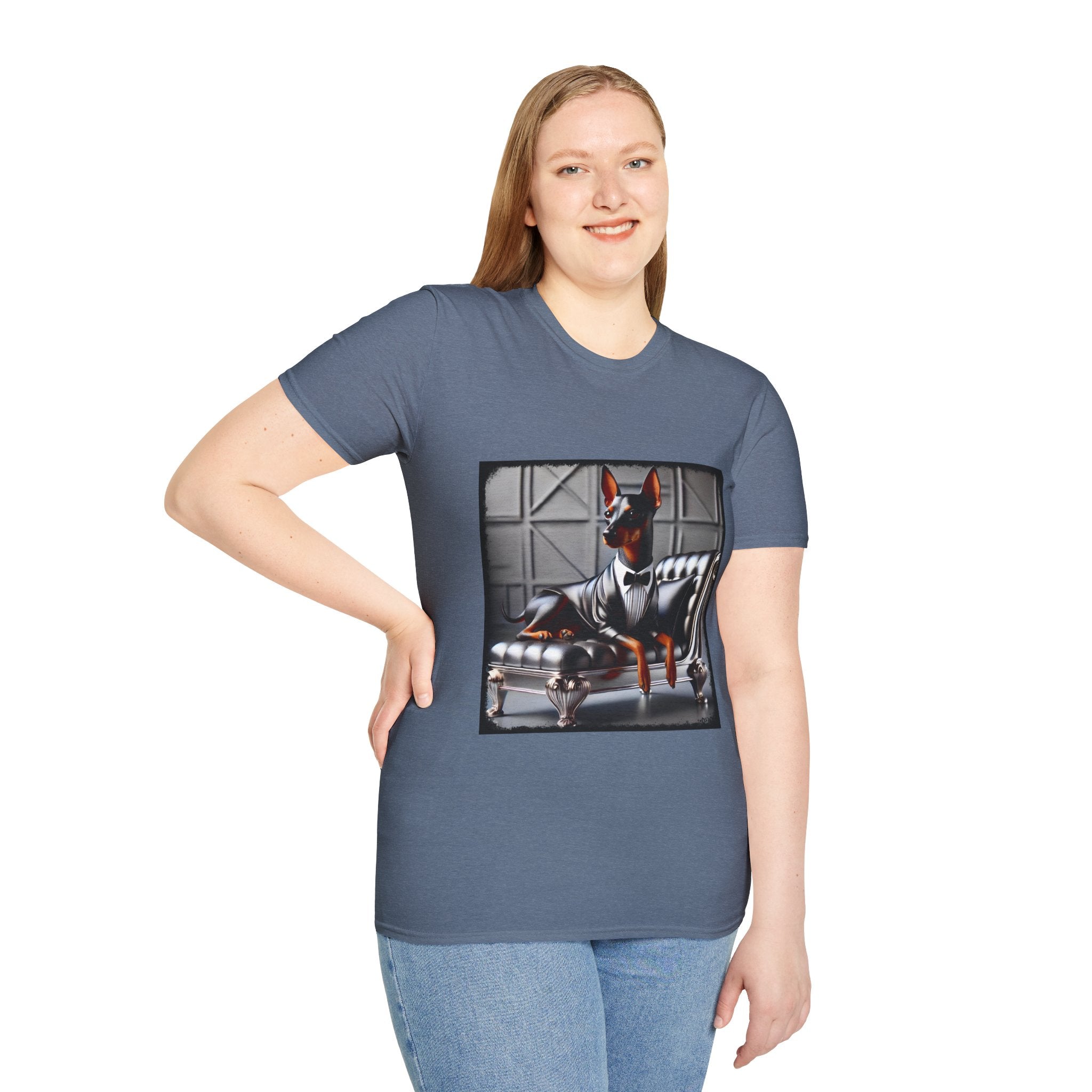 Doberman Pinscher Mini Maven | Unisex Dog T-Shirt