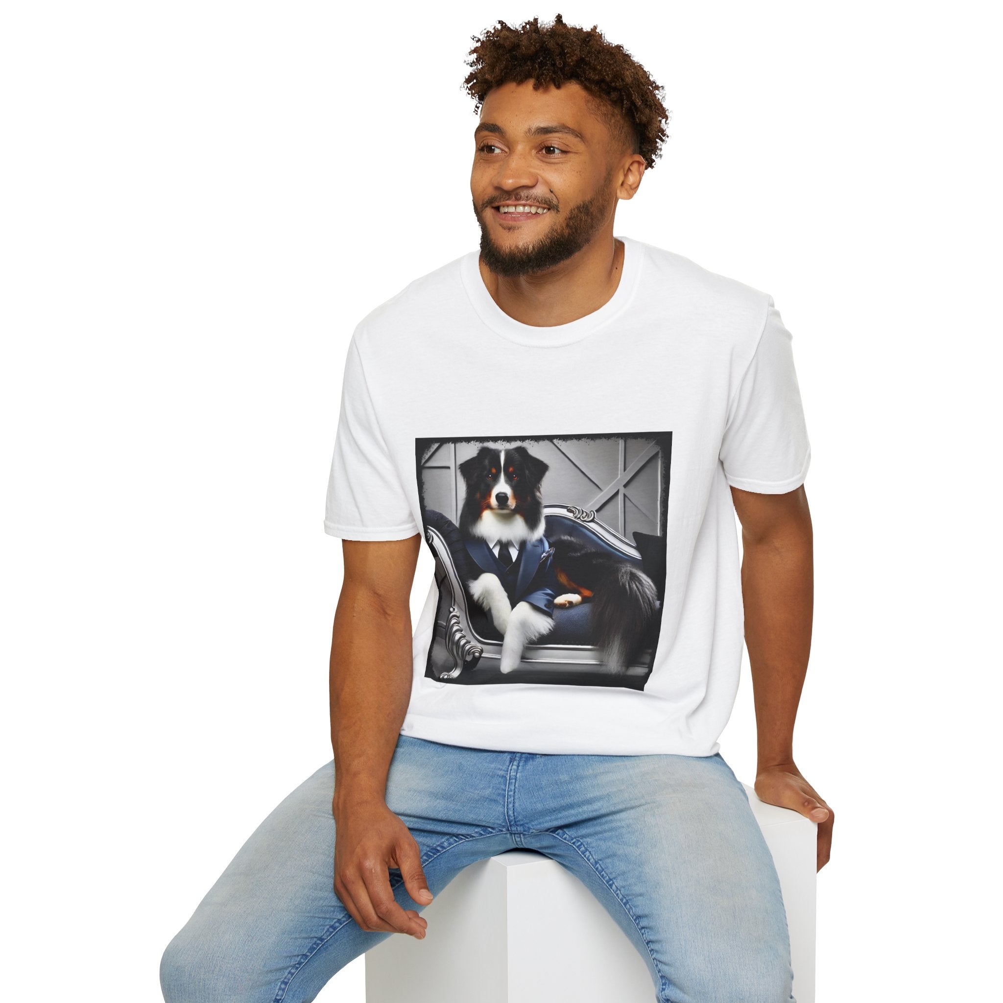 Australian Shepherd Mister Wag | Unisex Dog T-Shirt