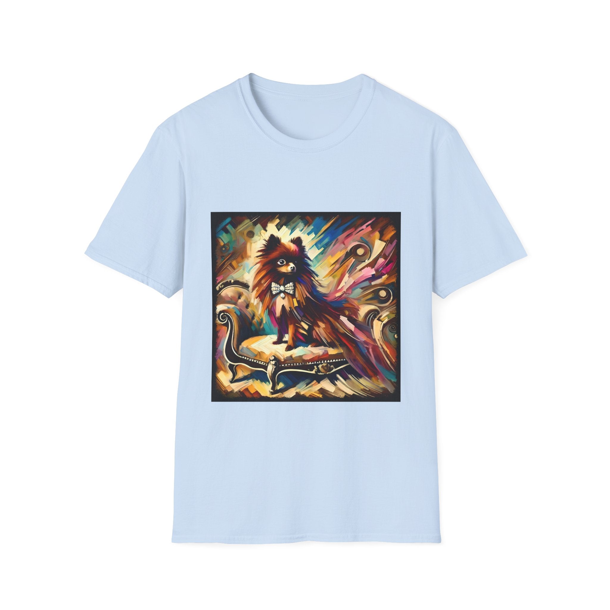 Pomeranian Bold Swirl | Unisex Dog T-Shirt