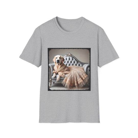 Golden Retriever Elegant Glamour design dog lover unisex t-shirt in sport grey