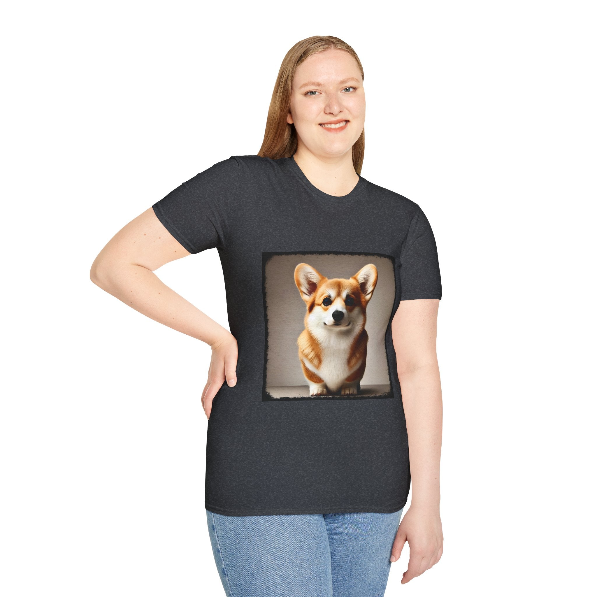 Pembroke Welsh Corgi Poised Pup | Unisex Dog T-Shirt