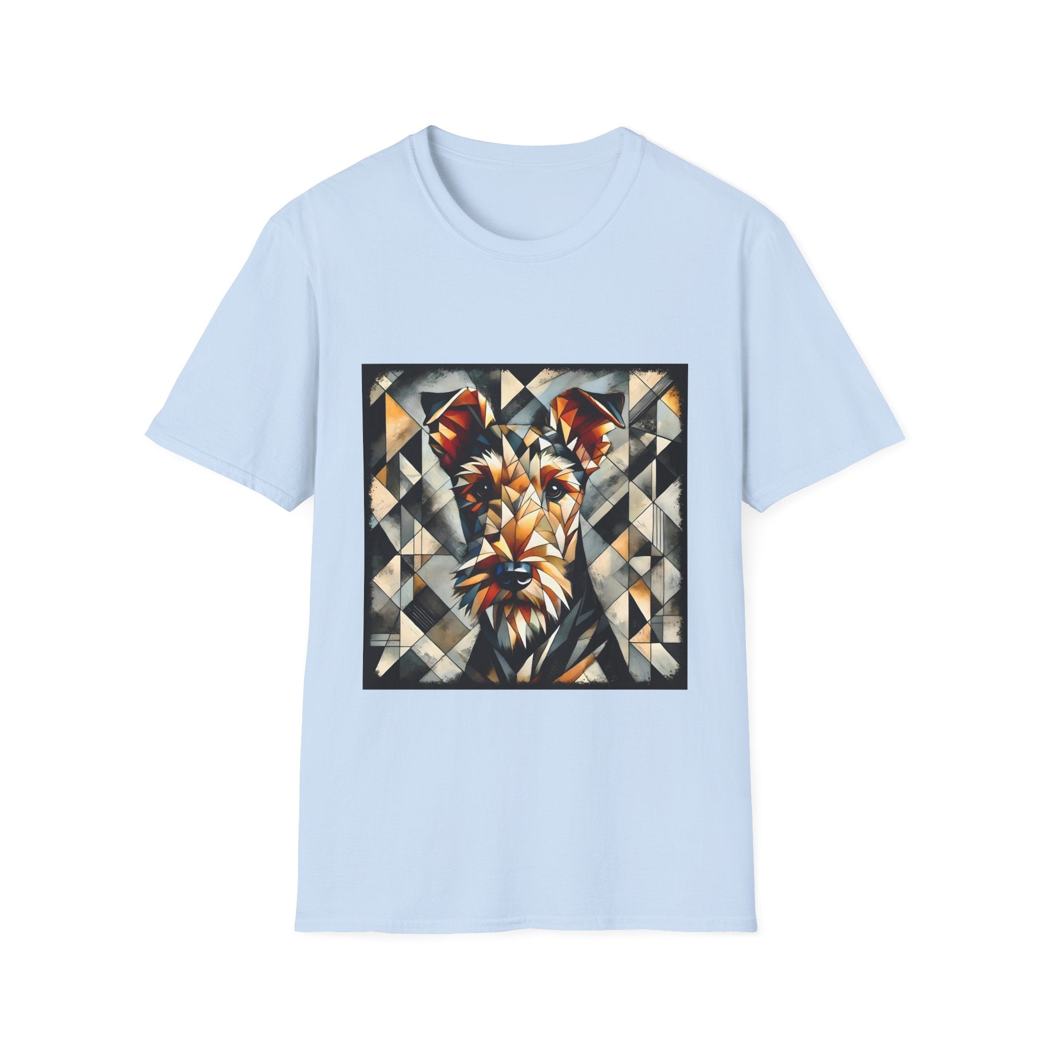 Airedale Terrier Shirt | Bold Geometric Dog Lover Tee