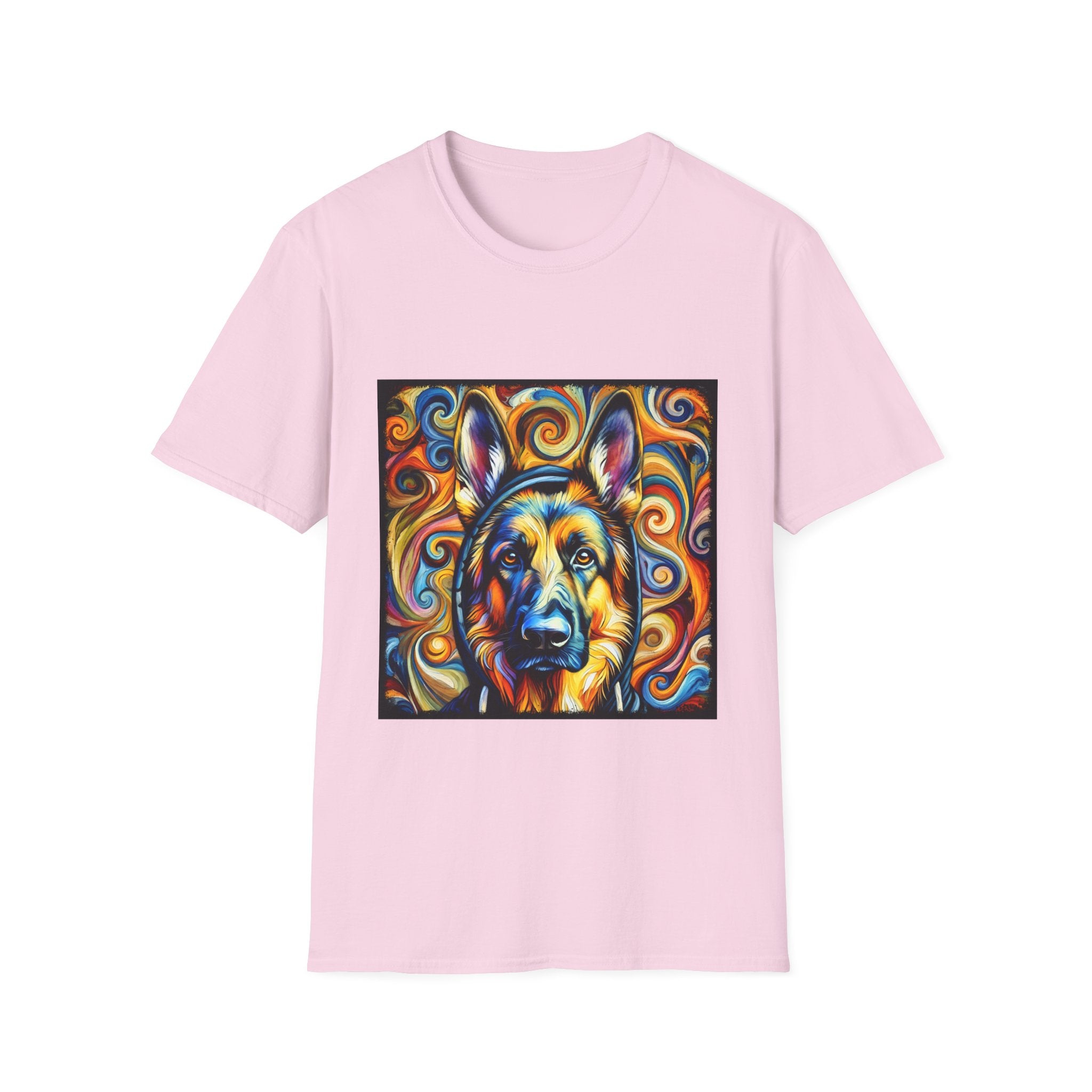 German Shepherd Shirt | Relaxed Swirl Dog Lover Tee