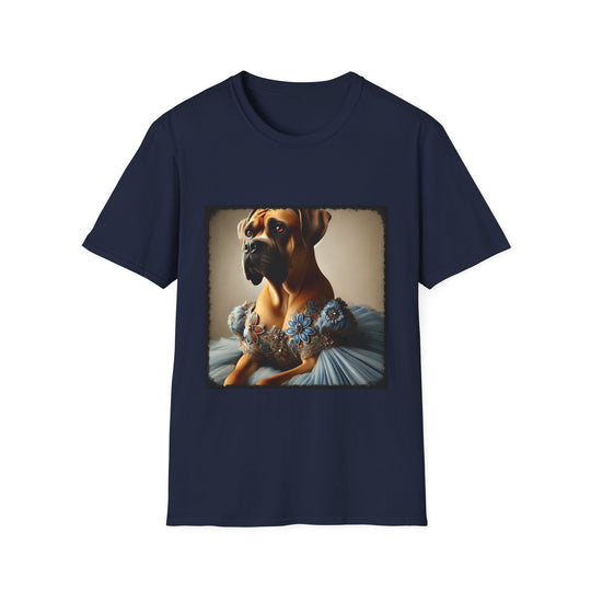 Cane Corso Glam Gal design dog lover unisex t-shirt in navy