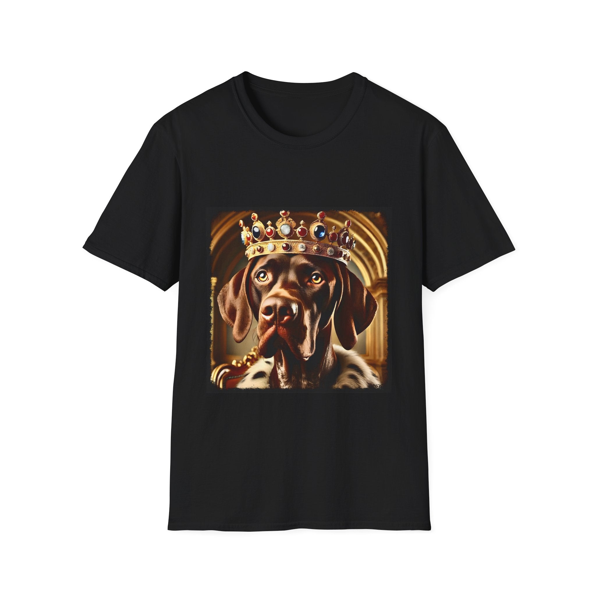 German Shorthaired Pointer Royal King | Unisex Dog T-Shirt