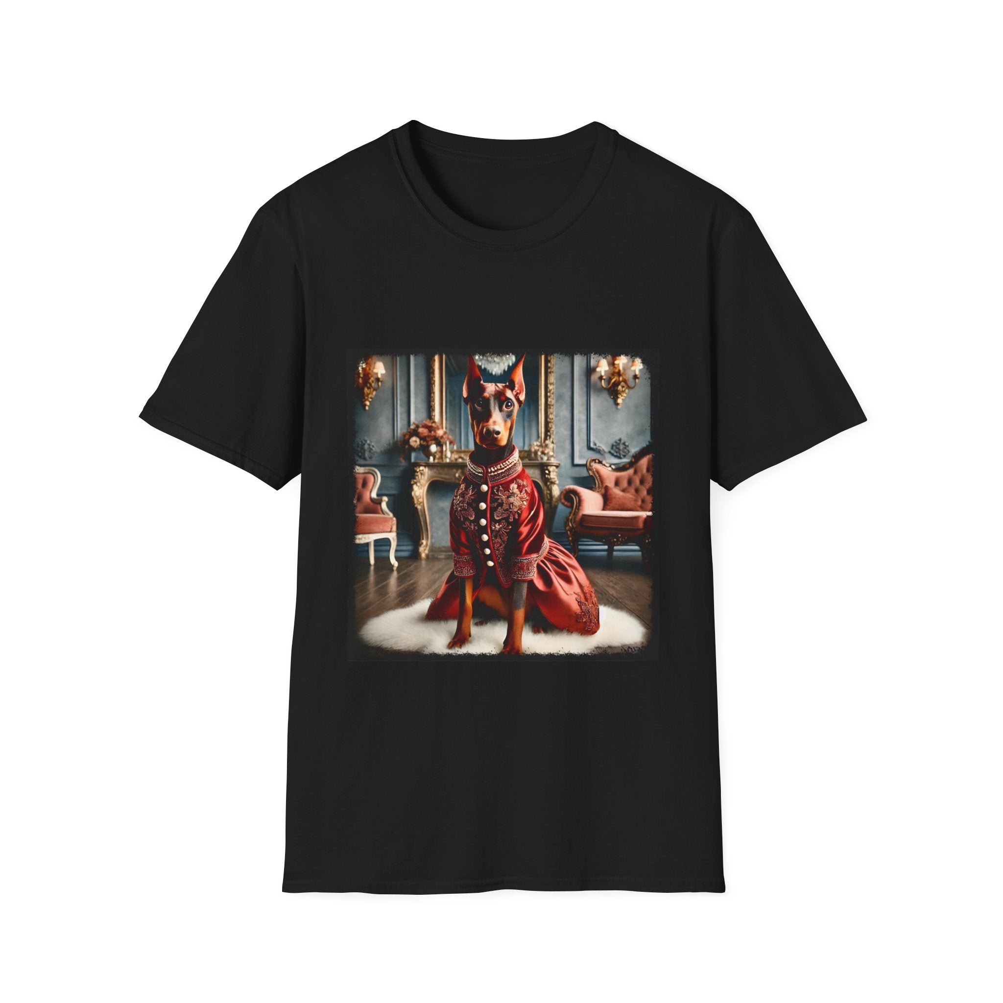 Doberman Pinscher Crimson Cutie | Unisex Dog T-Shirt