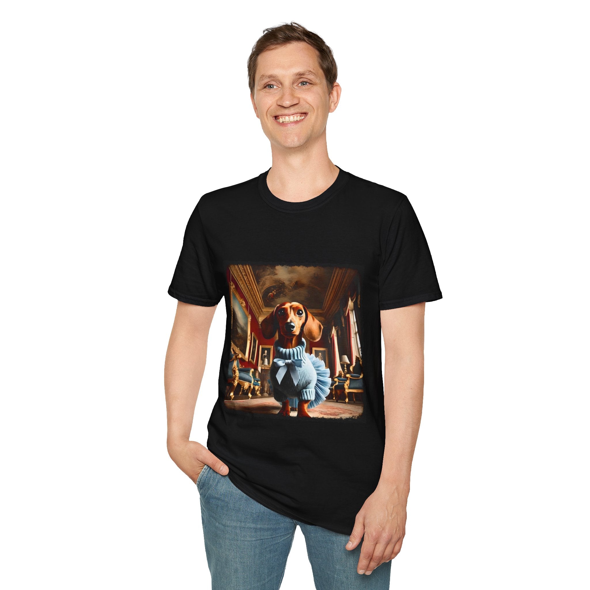 Dachshund Hidden Heiress | Unisex Dog T-Shirt