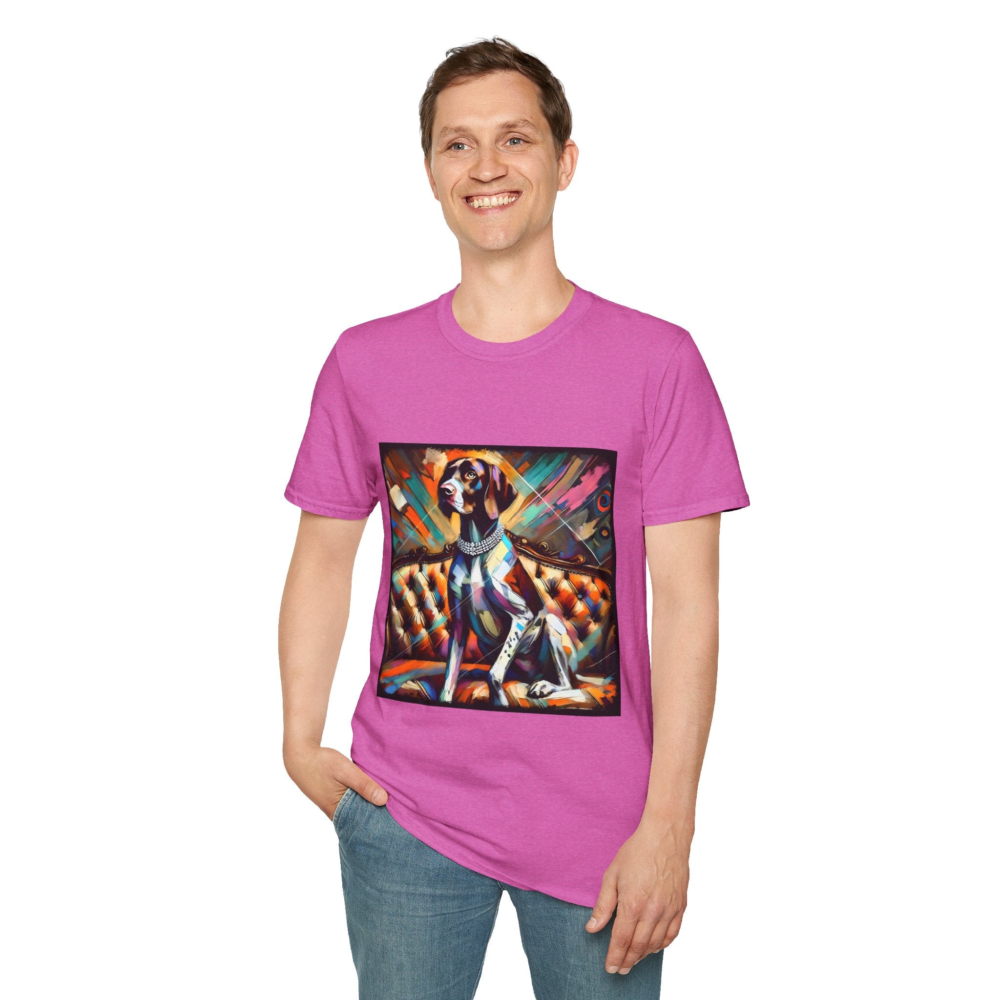 German Shorthaired Pointer Bold Diamond Classic | Unisex Dog T-Shirt