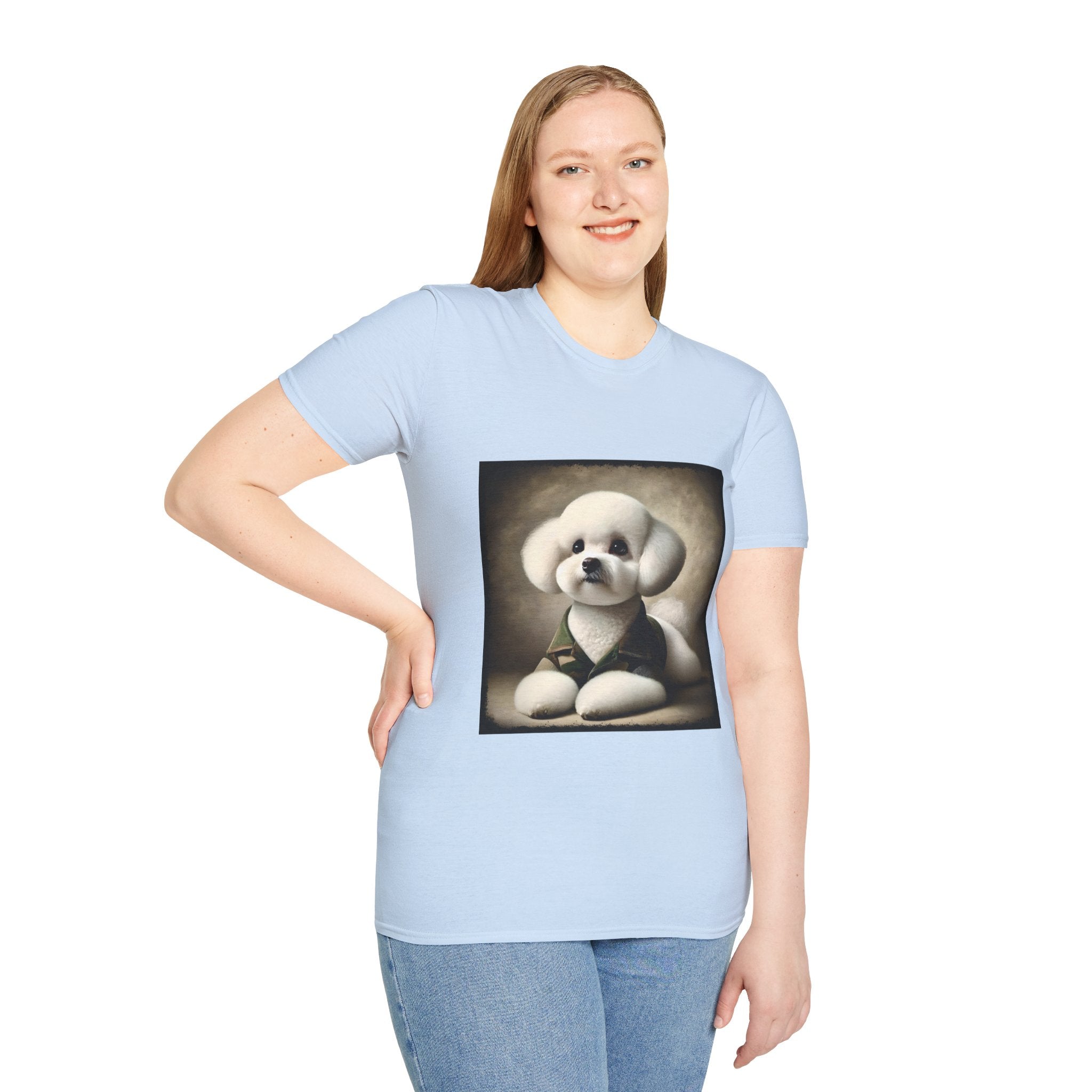 Bichon Frise Camo Cutie | Unisex Dog T-Shirt
