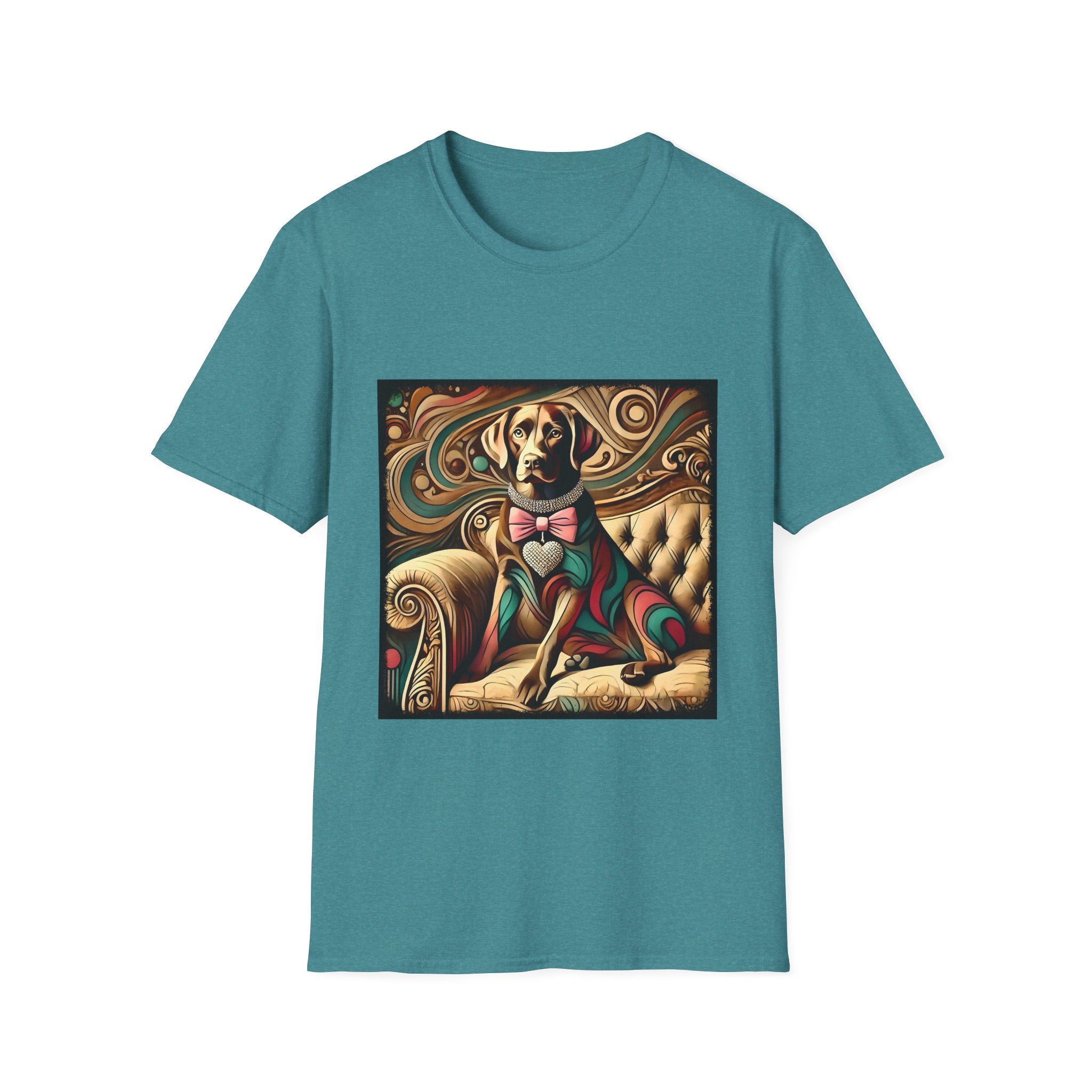 Labrador Retriever Warm Diamond Swirl | Unisex Dog T-Shirt