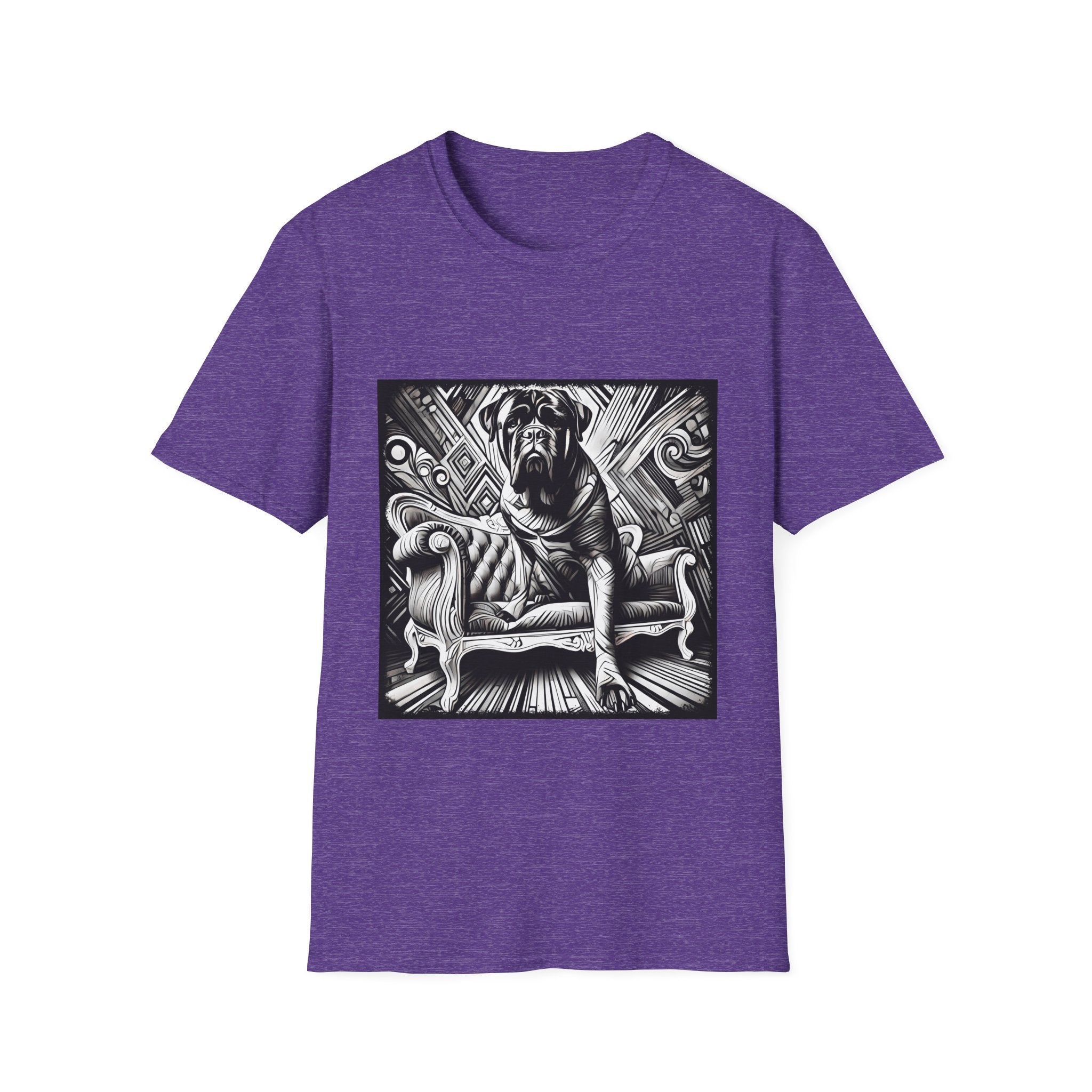 Bullmastiff B&W Bold | Unisex Dog T-Shirt