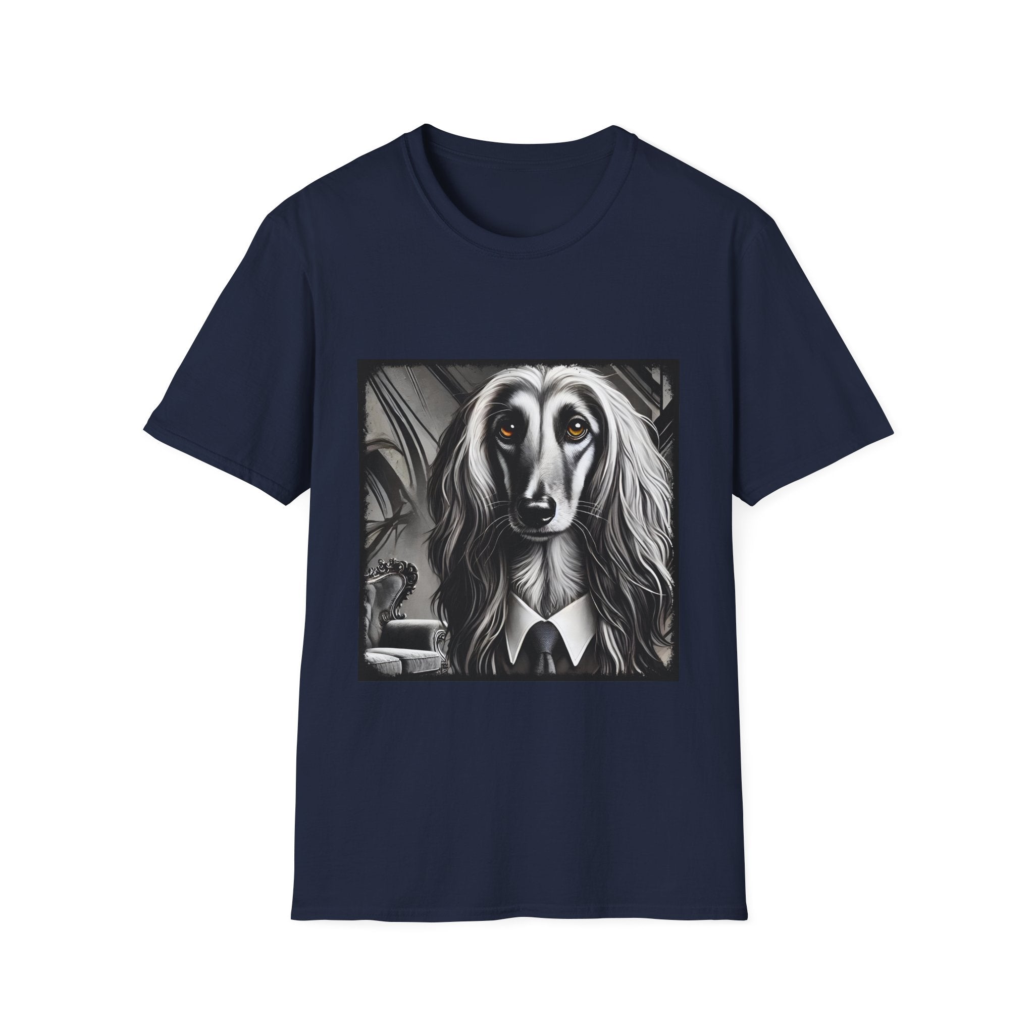 Afghan Hound Shirt | B&W Bold Eyes Dog Lover Tee