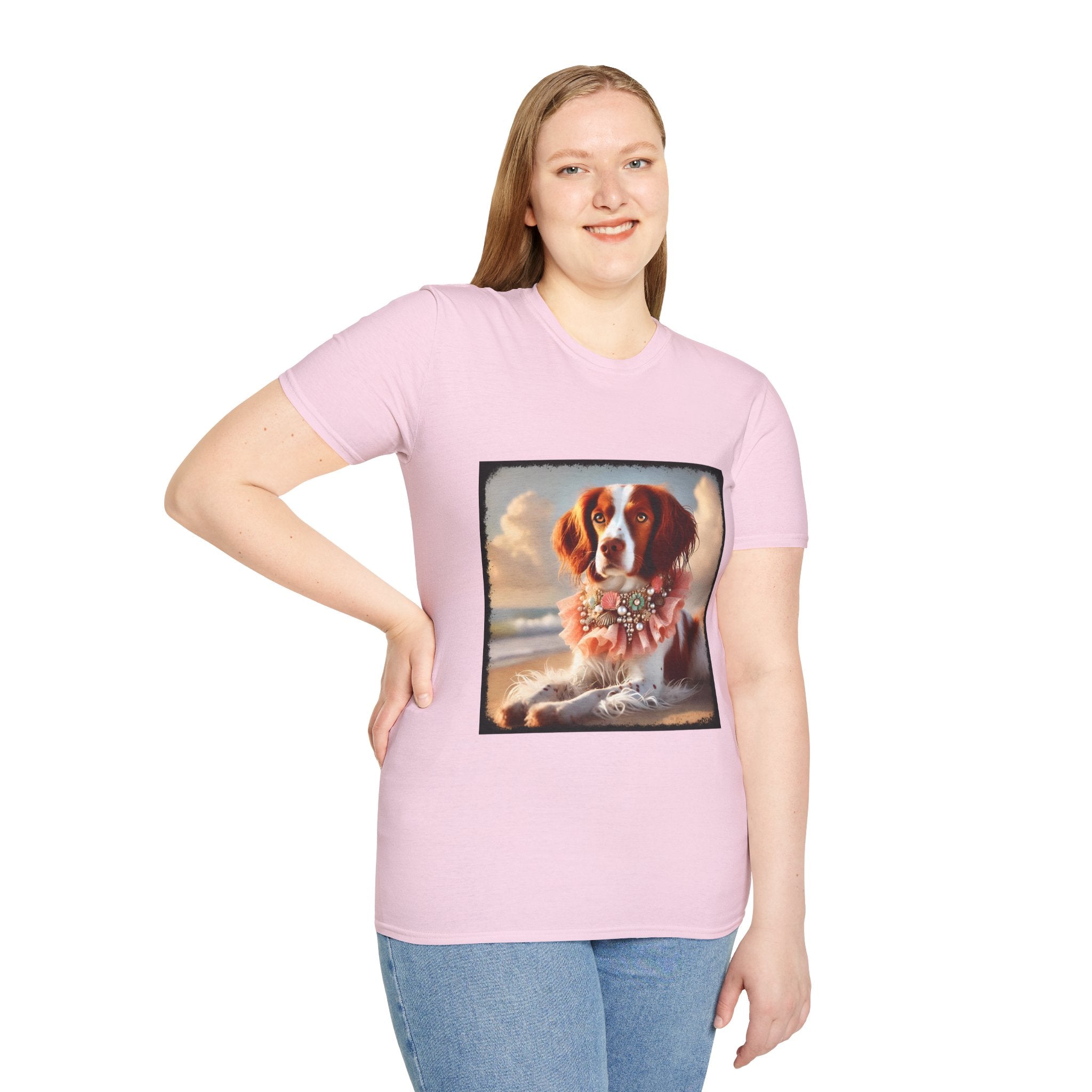 Brittany Beach Beauty | Unisex Dog T-Shirt