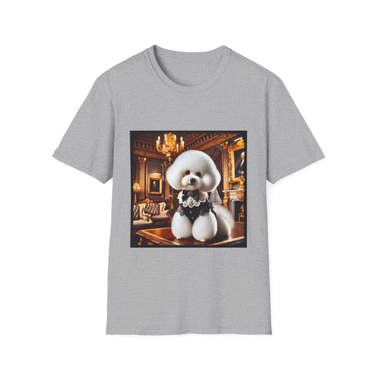 Bichon Frise Status Sniffer design dog lover unisex t-shirt in sport grey