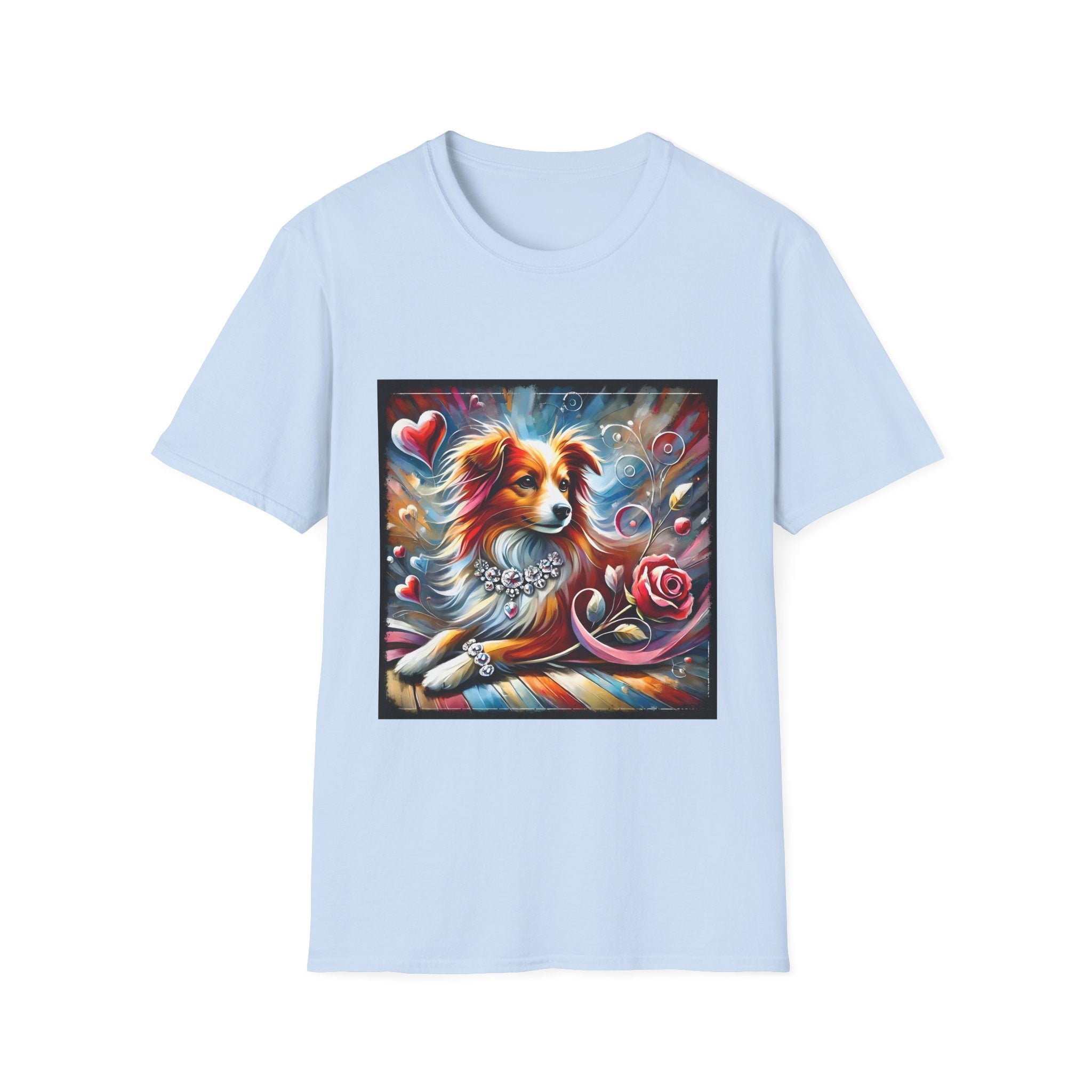 Miniature American Shepherd Diamond Heart Classic | Unisex Dog T-Shirt