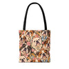 Bulldog Tote Bag | Rococo Royalty Dog Lover Gift
