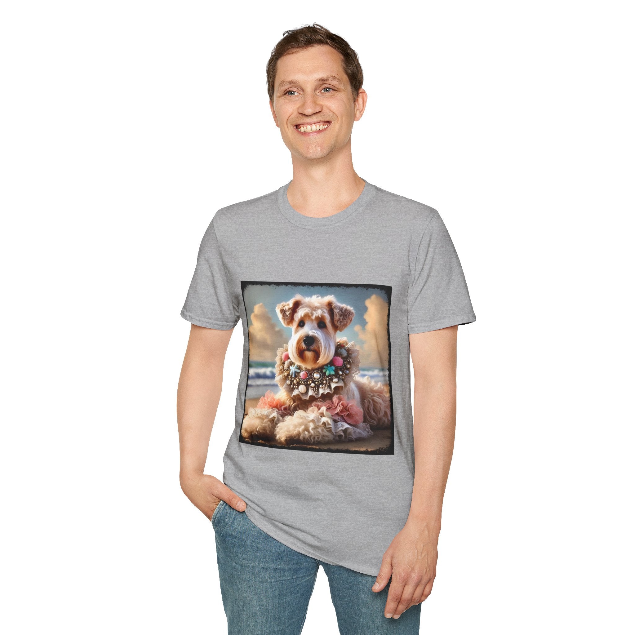Wheaten Terrier Beach Babe | Unisex Dog T-Shirt