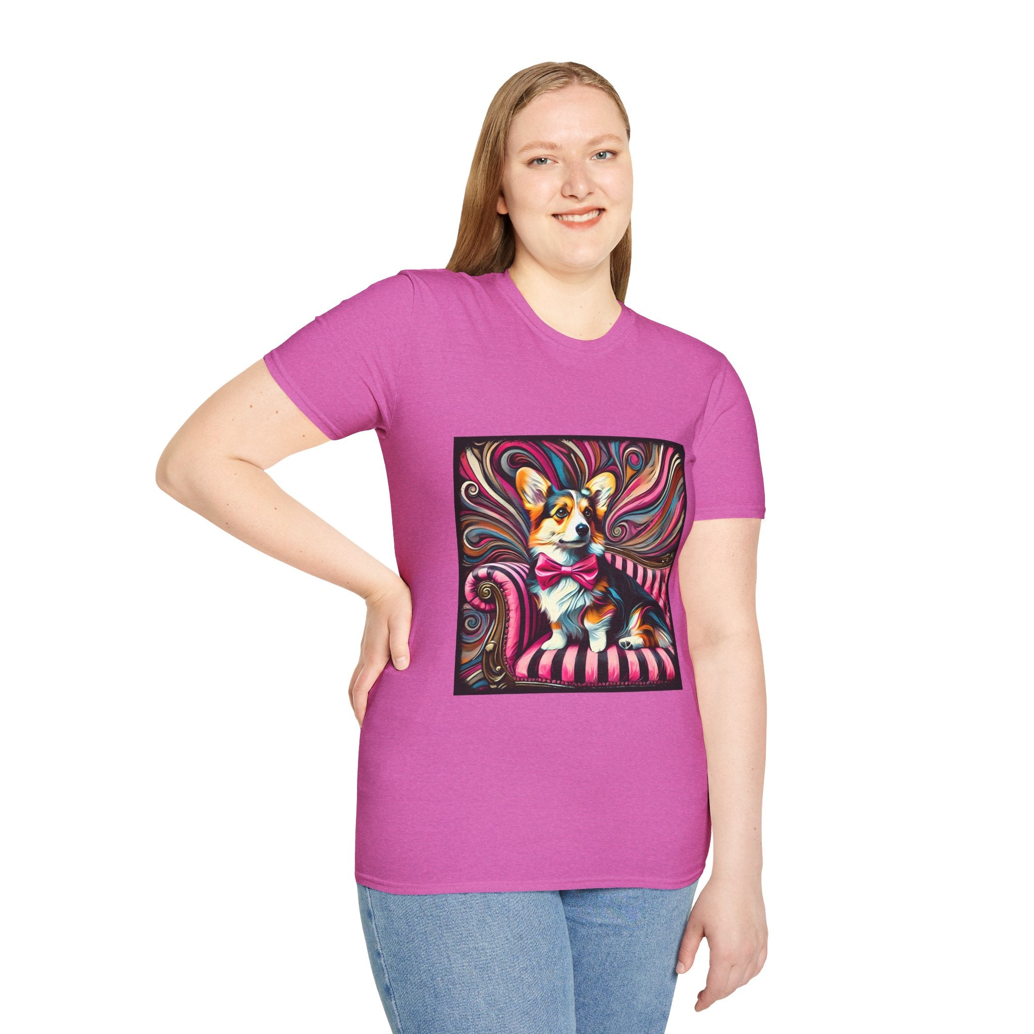 Pembroke Welsh Corgi Bold Rocker | Unisex Dog T-Shirt