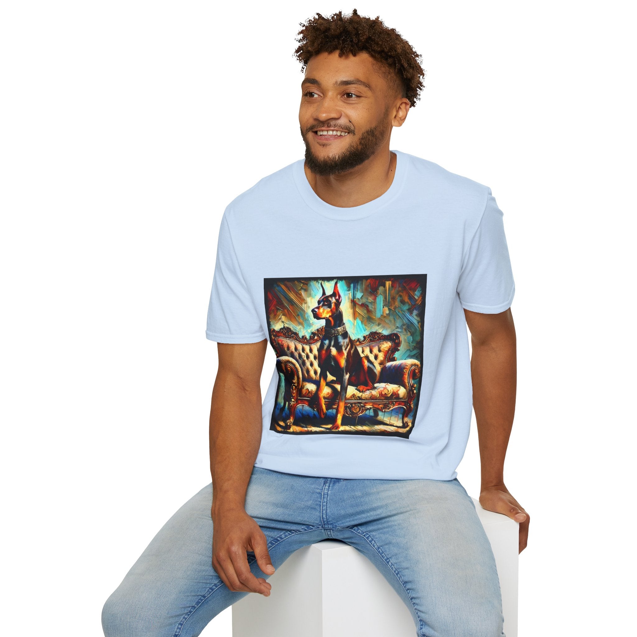 Doberman Pinscher Chocolate Classic | Unisex Dog T-Shirt