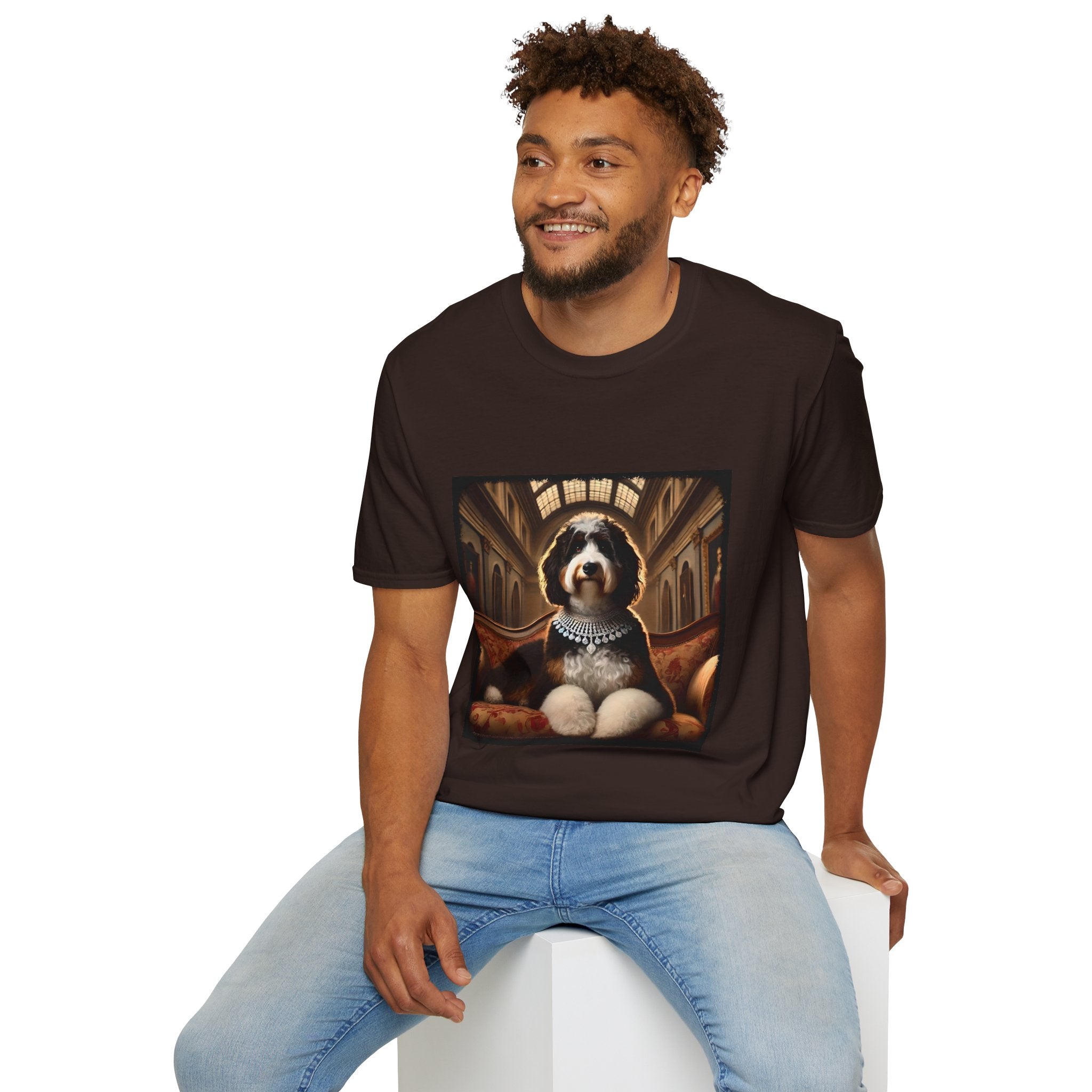 Bernedoodle Diamond Princess | Unisex Dog T-Shirt