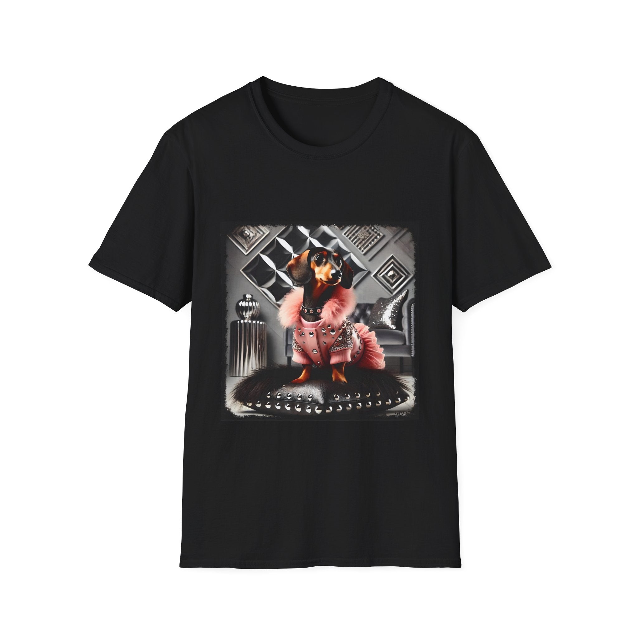 Dachshund Pampered Rebel | Unisex Dog T-Shirt