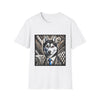 Siberian Husky B&W Bold Eyes | Unisex Dog T-Shirt