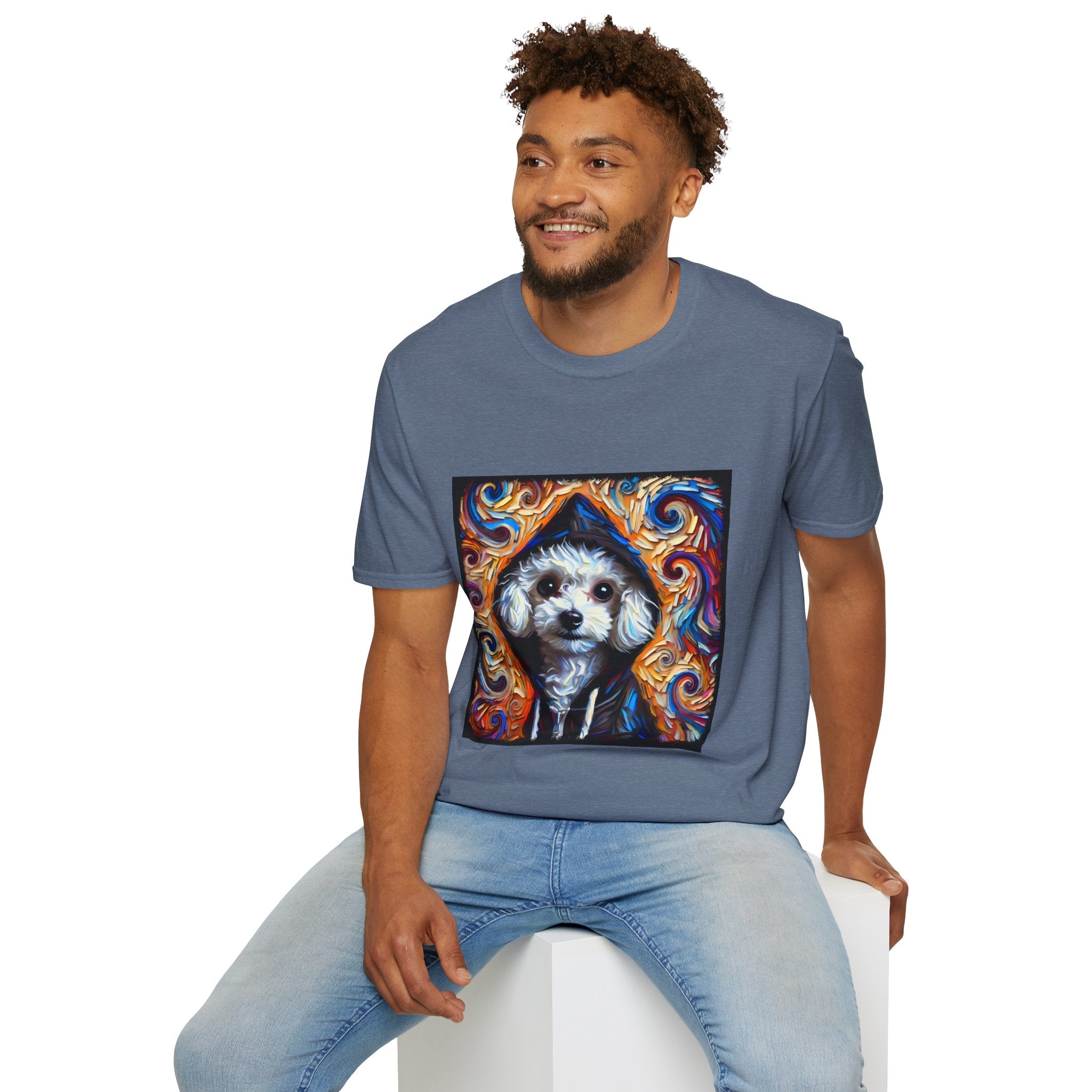 Poodle Bold Relaxed Swirl | Unisex Dog T-Shirt