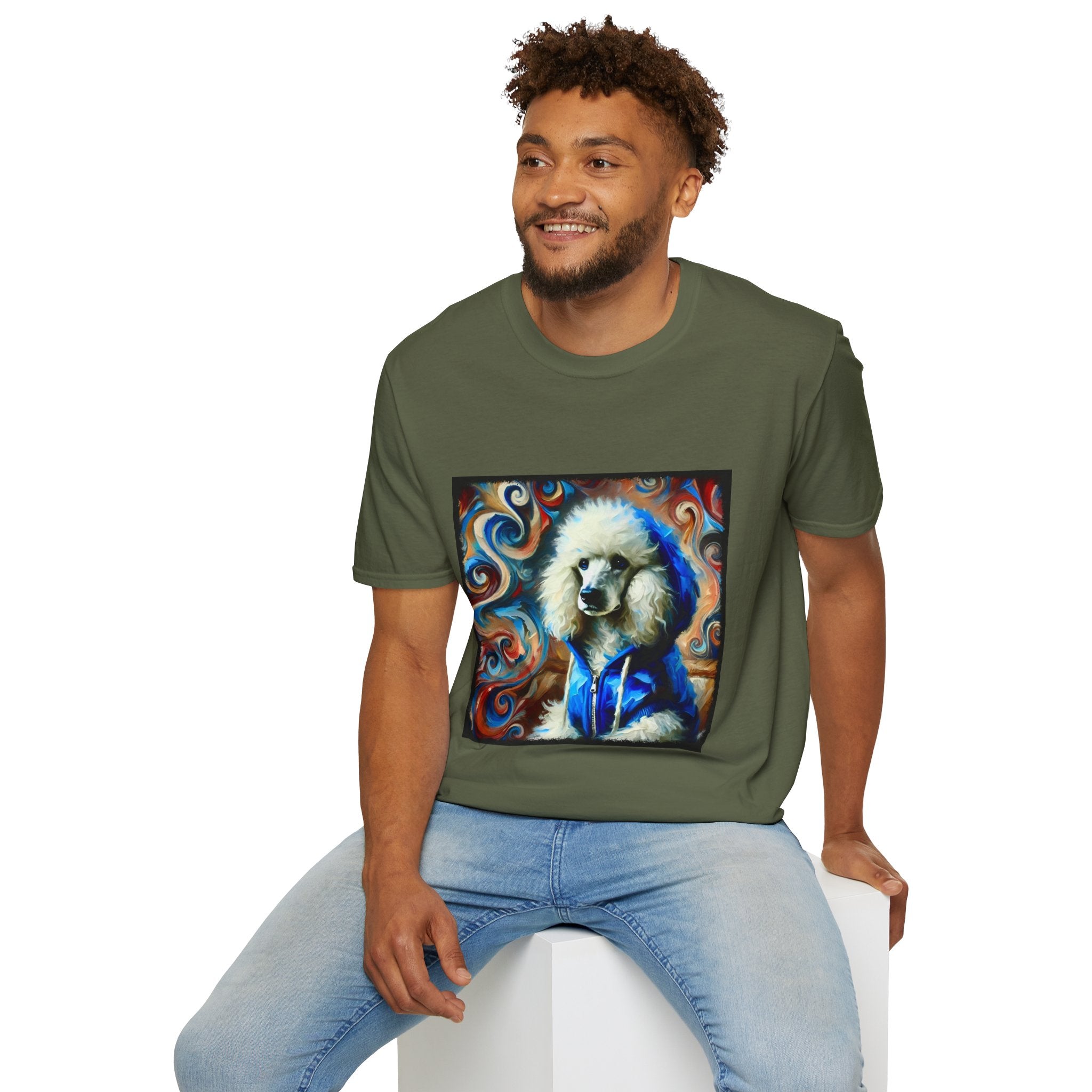 Poodle Street Style Swirl | Unisex Dog T-Shirt