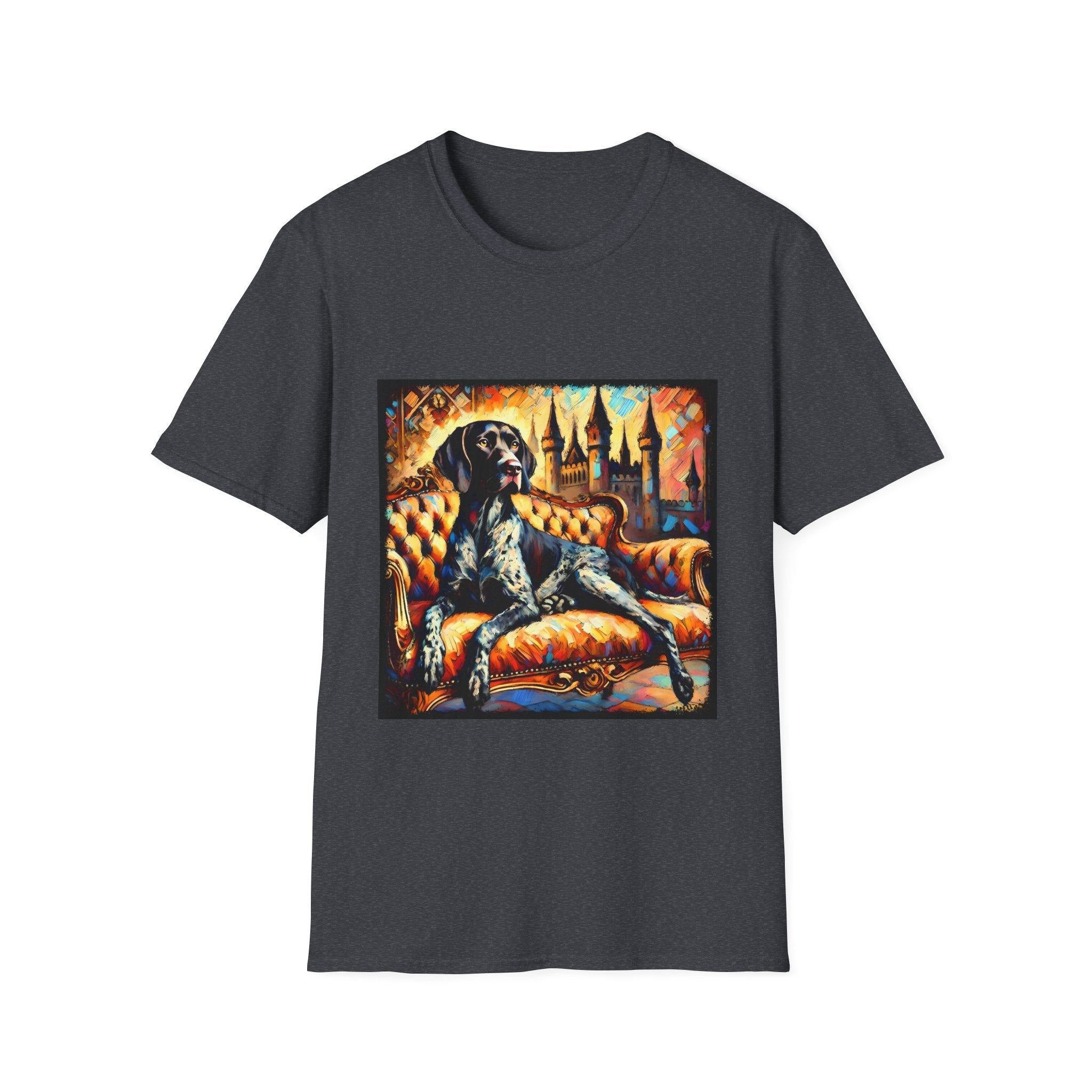 German Shorthaired Pointer Poised Bold Classic | Unisex Dog T-Shirt