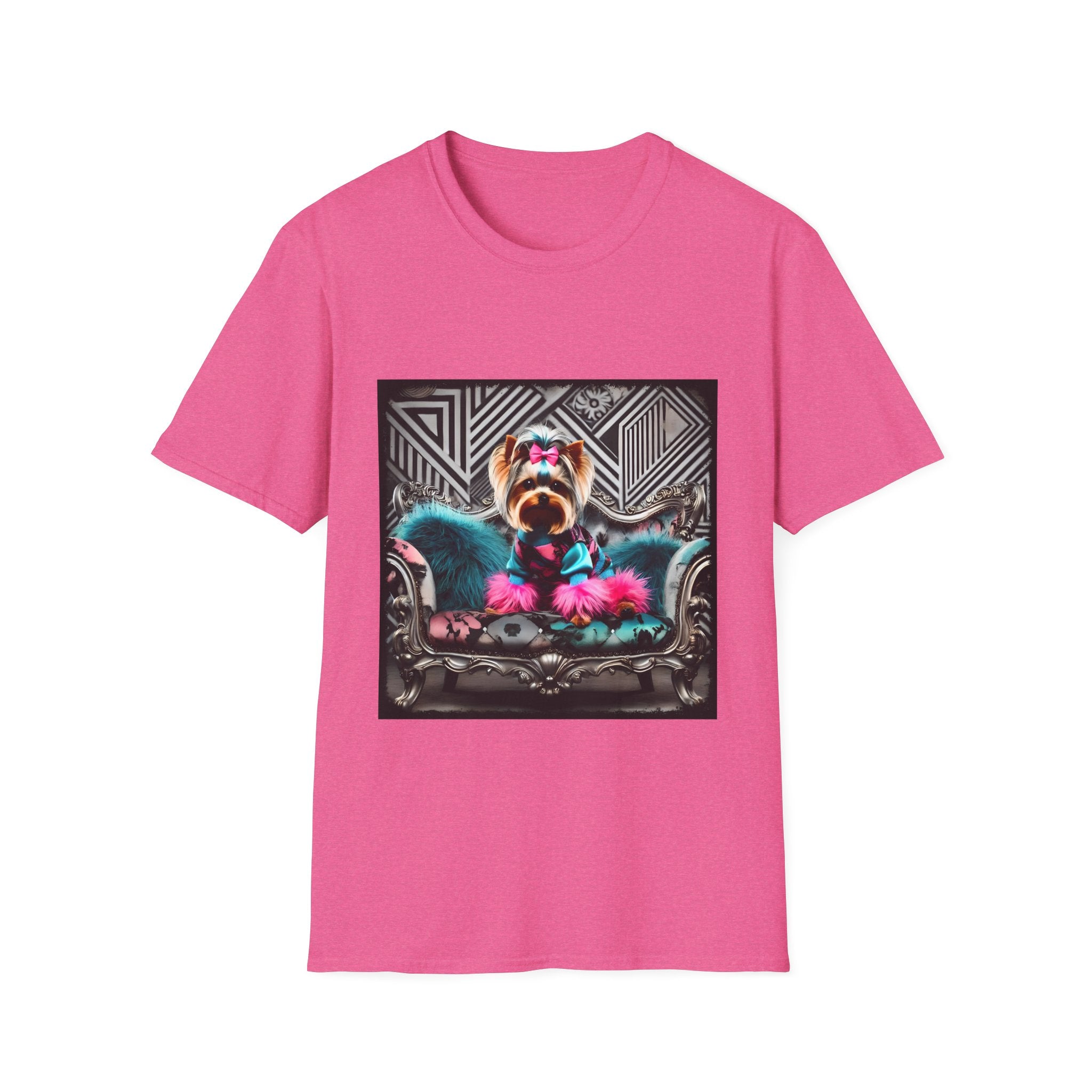 Yorkshire Terrier Chic Rocker | Unisex Dog T-Shirt