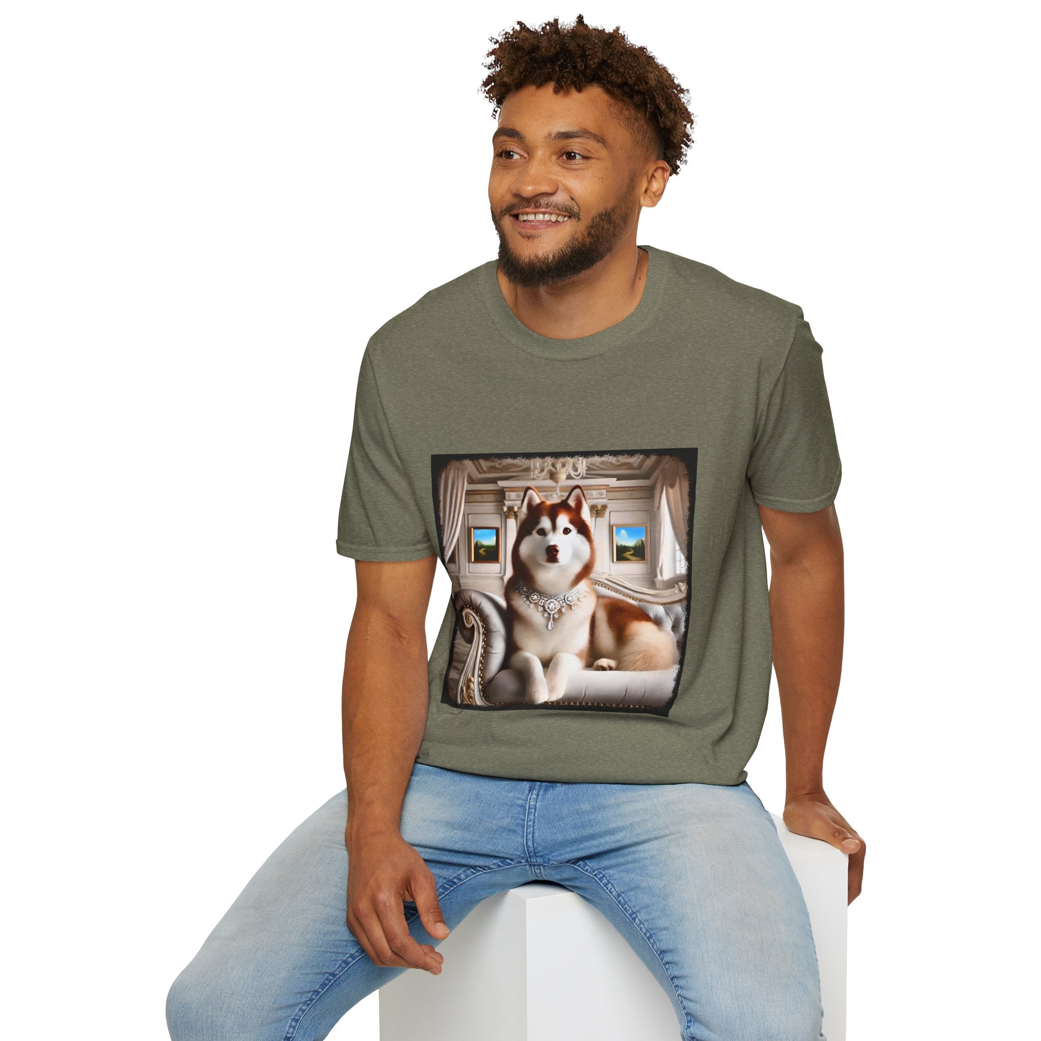 Siberian Husky Red Princess | Unisex Dog T-Shirt