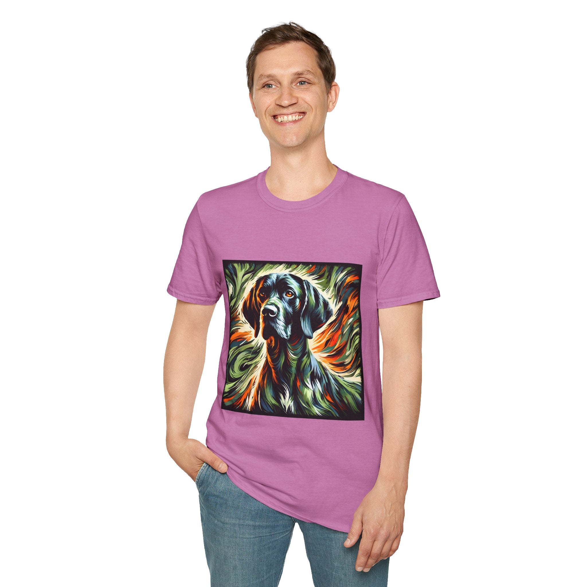 German Shorthaired Pointer Bold Flame Classic | Unisex Dog T-Shirt