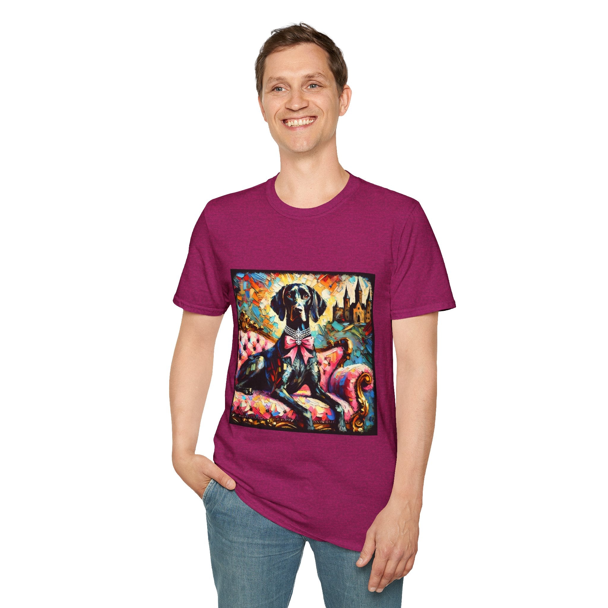 German Shorthaired Pointer Diamond Princess Classic II | Unisex Dog T-Shirt