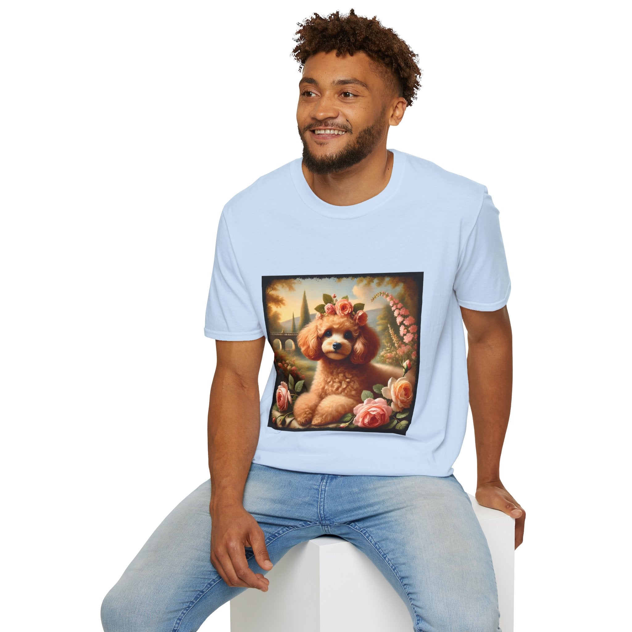 Poodle Pink Blossom | Unisex Dog T-Shirt