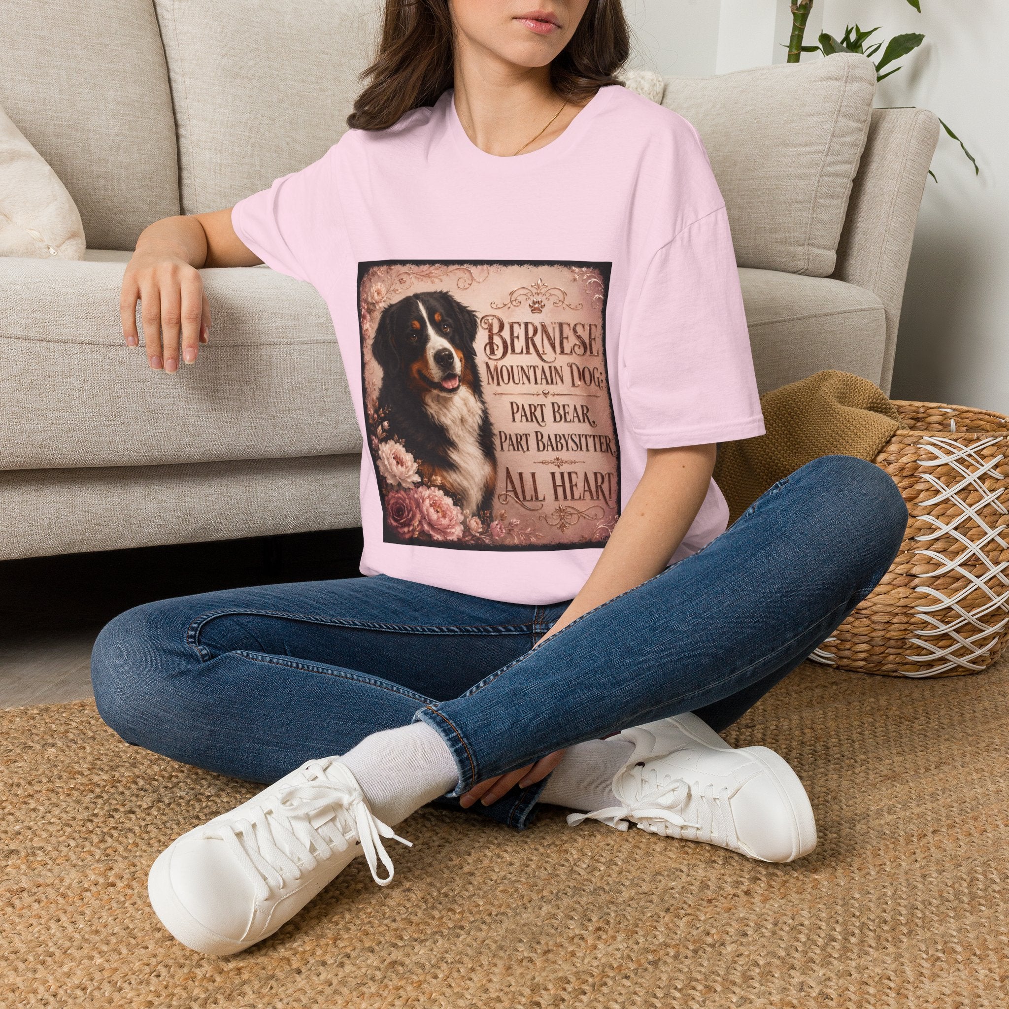 Bernese Mountain Dog Shirt | All Heart Dog Lover Tee