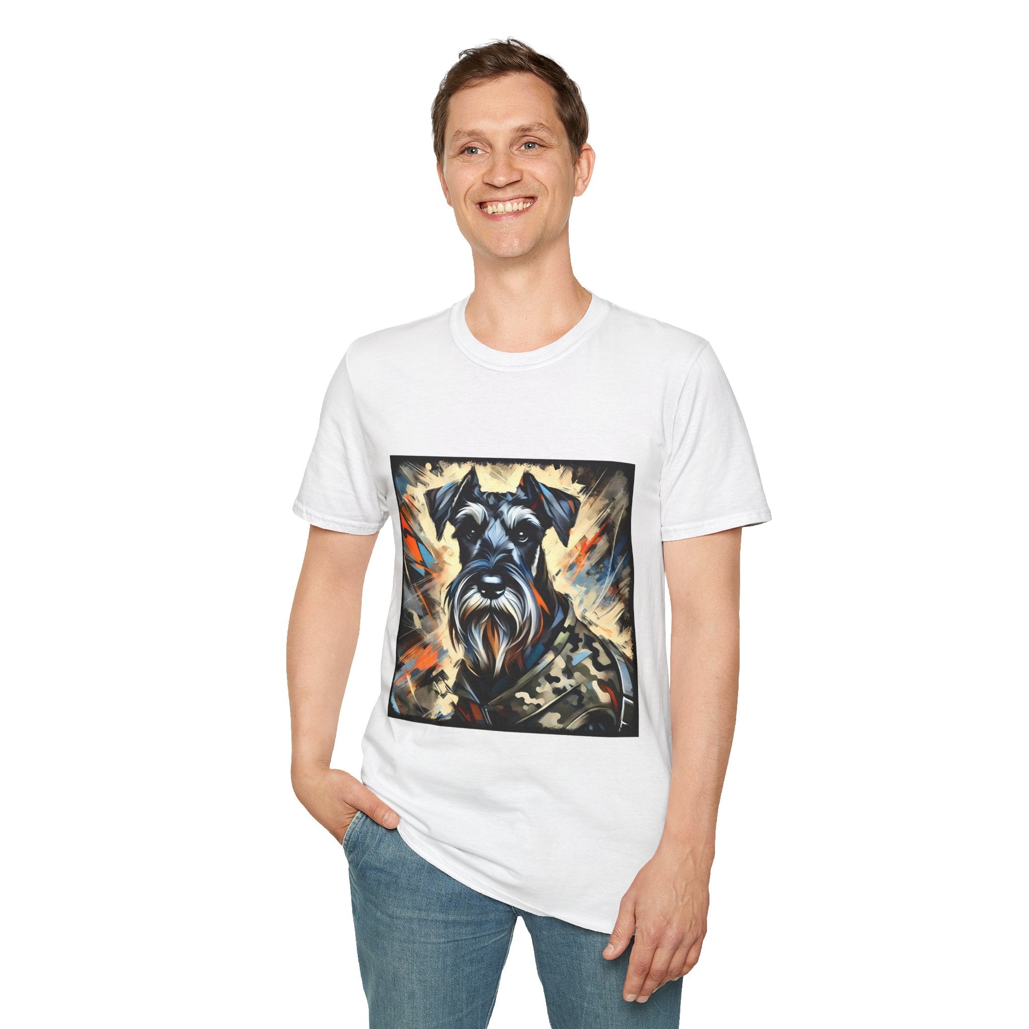 Schnauzer Bold Armor Classic | Unisex Dog T-Shirt
