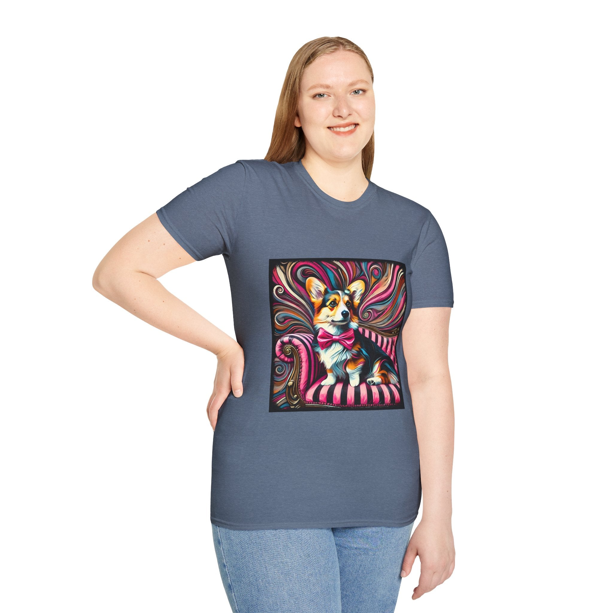 Pembroke Welsh Corgi Bold Rocker | Unisex Dog T-Shirt