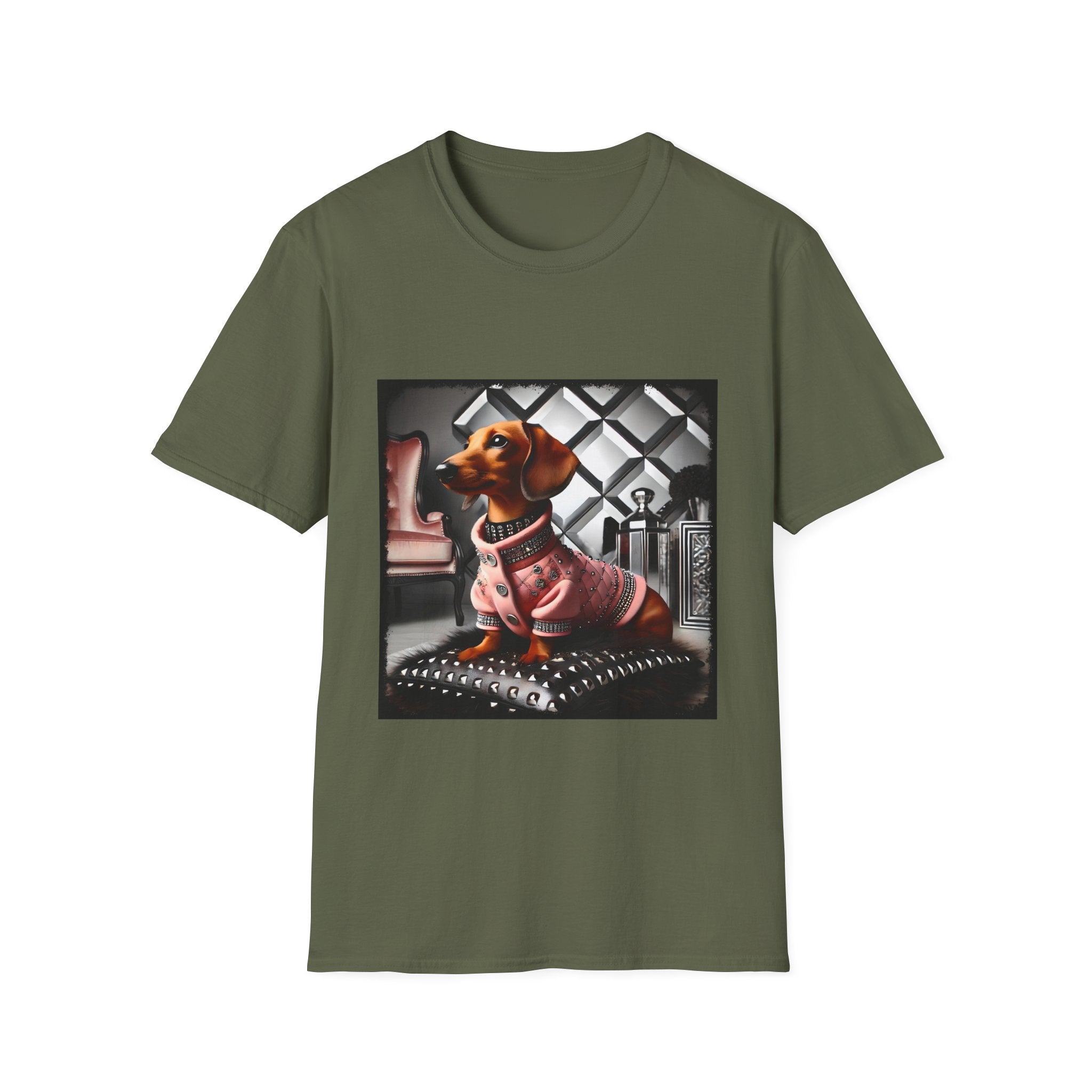 Dachshund Glam Icon | Unisex Dog T-Shirt
