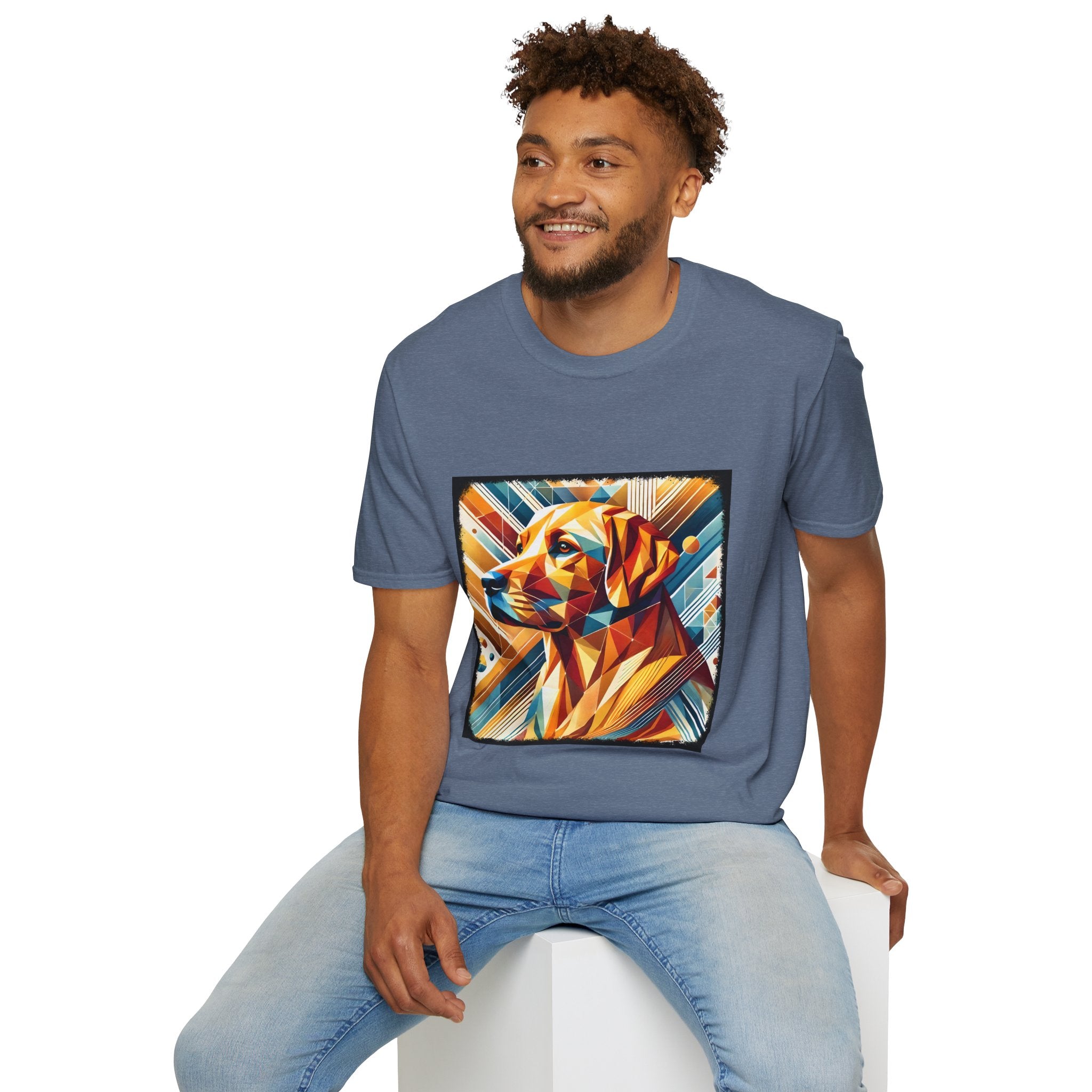 Labrador Retriever Vivid Geometric | Unisex Dog T-Shirt