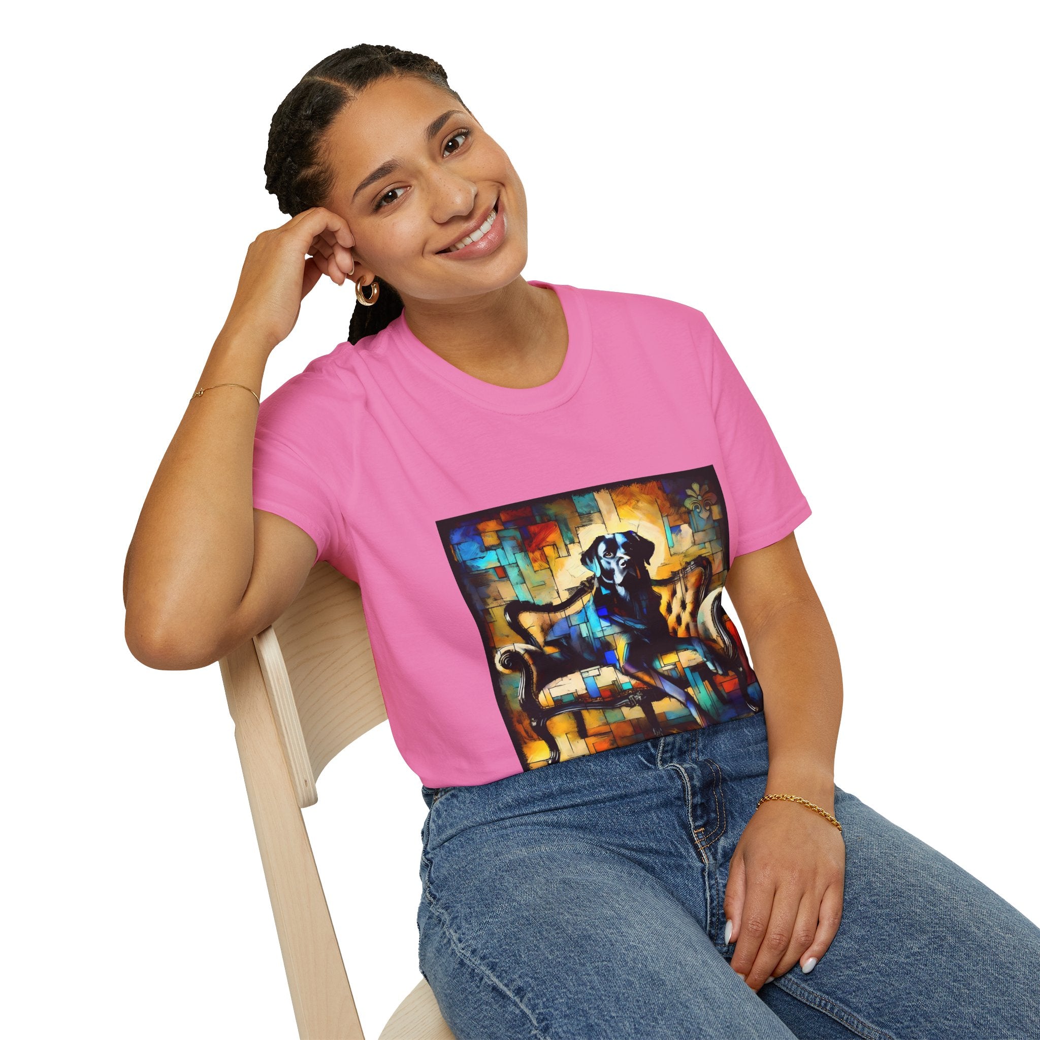 Labrador Retriever Mirror Ball Classic | Unisex Dog T-Shirt