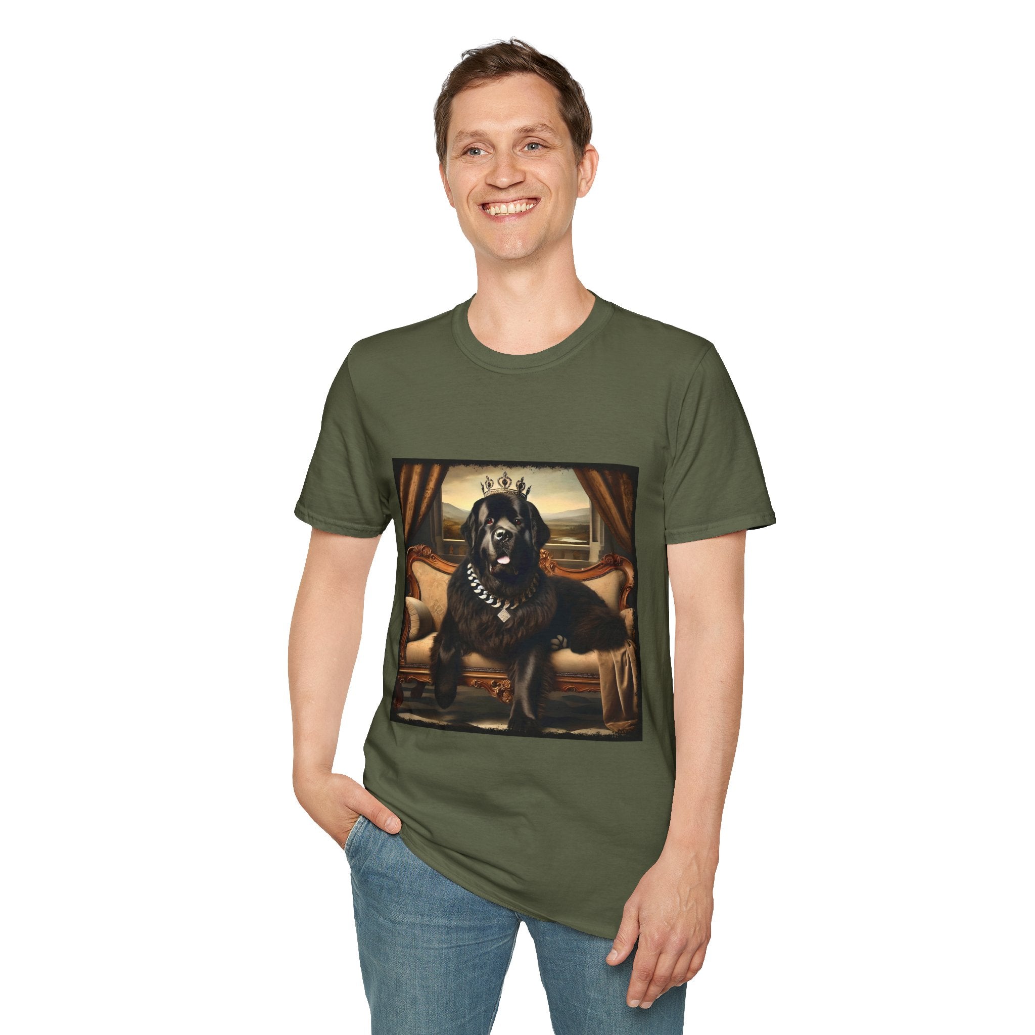 Newfoundland Posh Prince | Unisex Dog T-Shirt