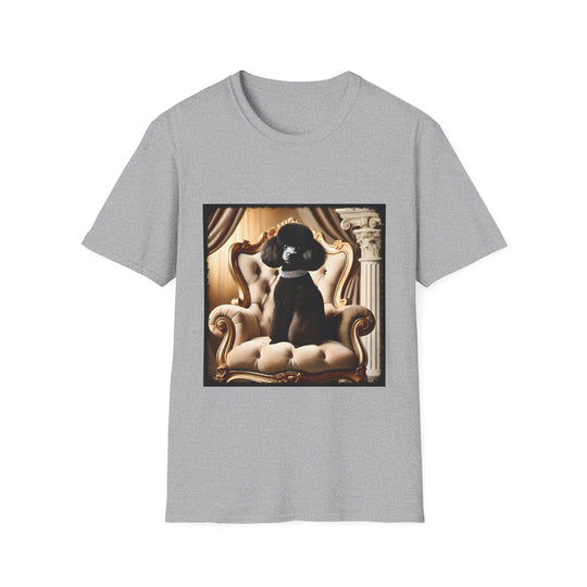 Poodle Trust Fund Tot design dog lover unisex t-shirt in sport grey