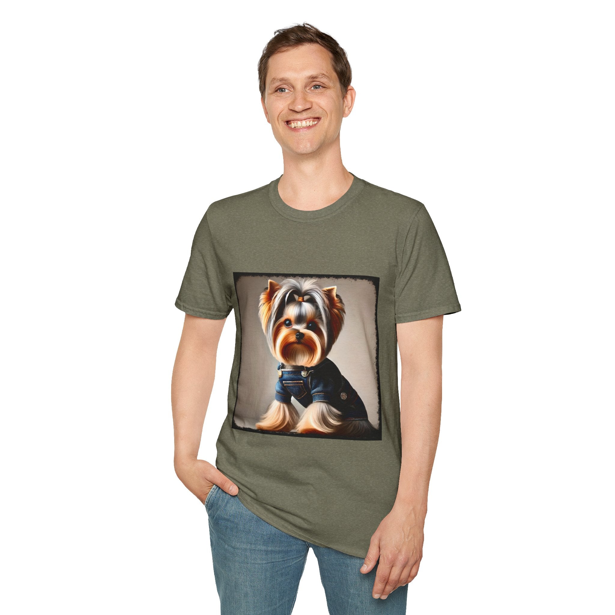 Yorkshire Terrier Jean Babe | Unisex Dog T-Shirt