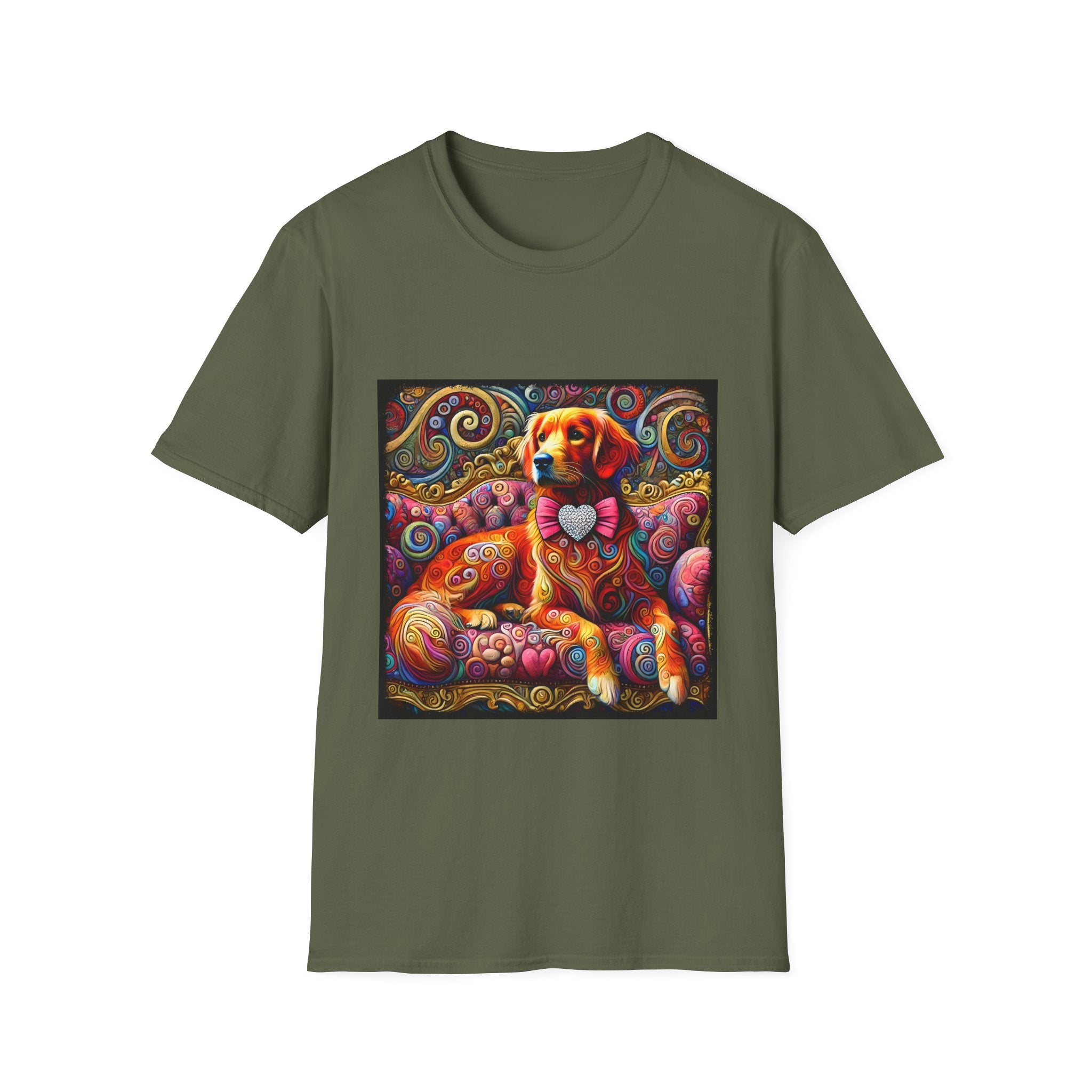 Golden Retriever Shirt | Love Swirl Dog Lover Tee